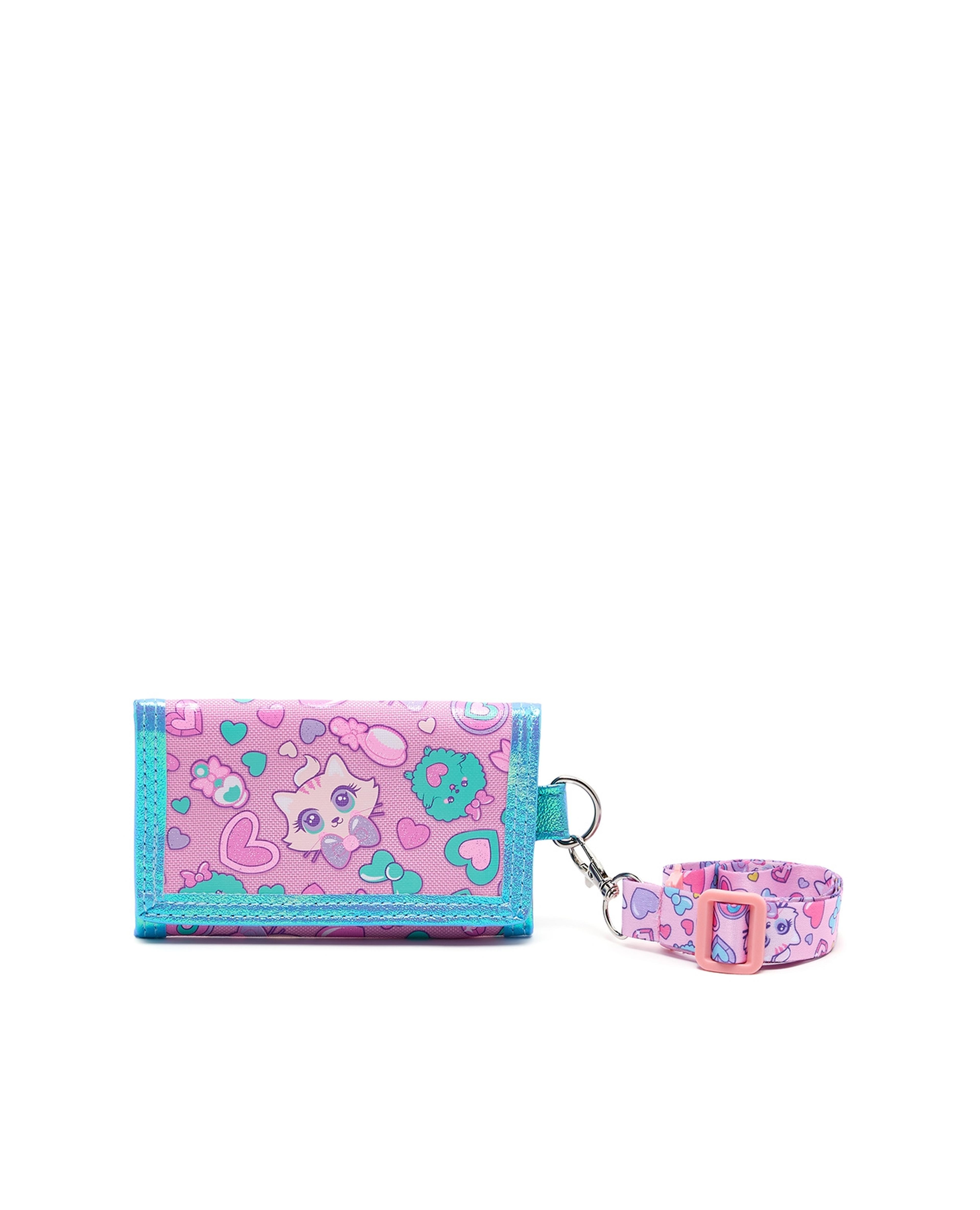 محفظة مطبوعة ثلاثية الطي