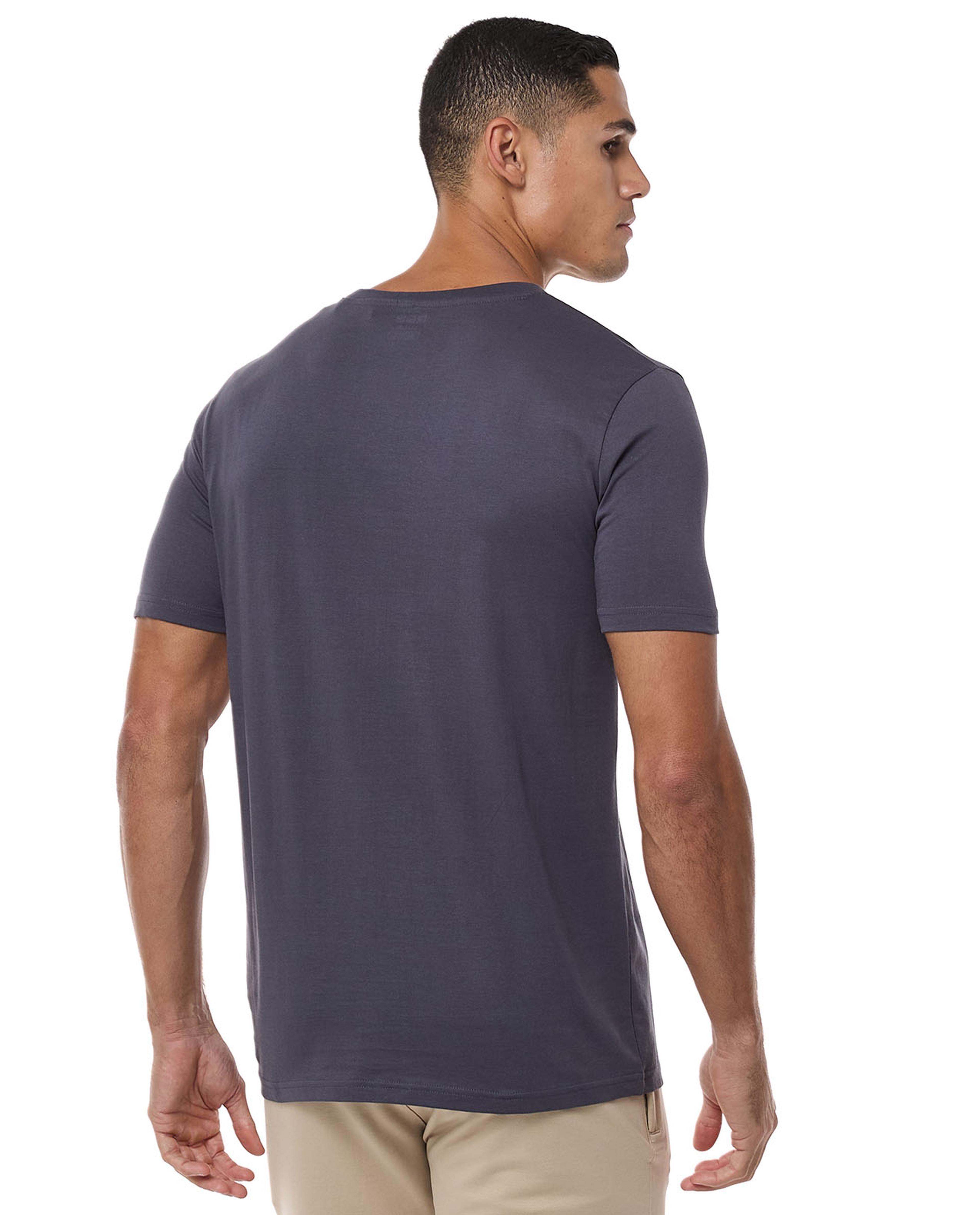 Solid T-Shirt With Crew Neck And Short Sleeves
