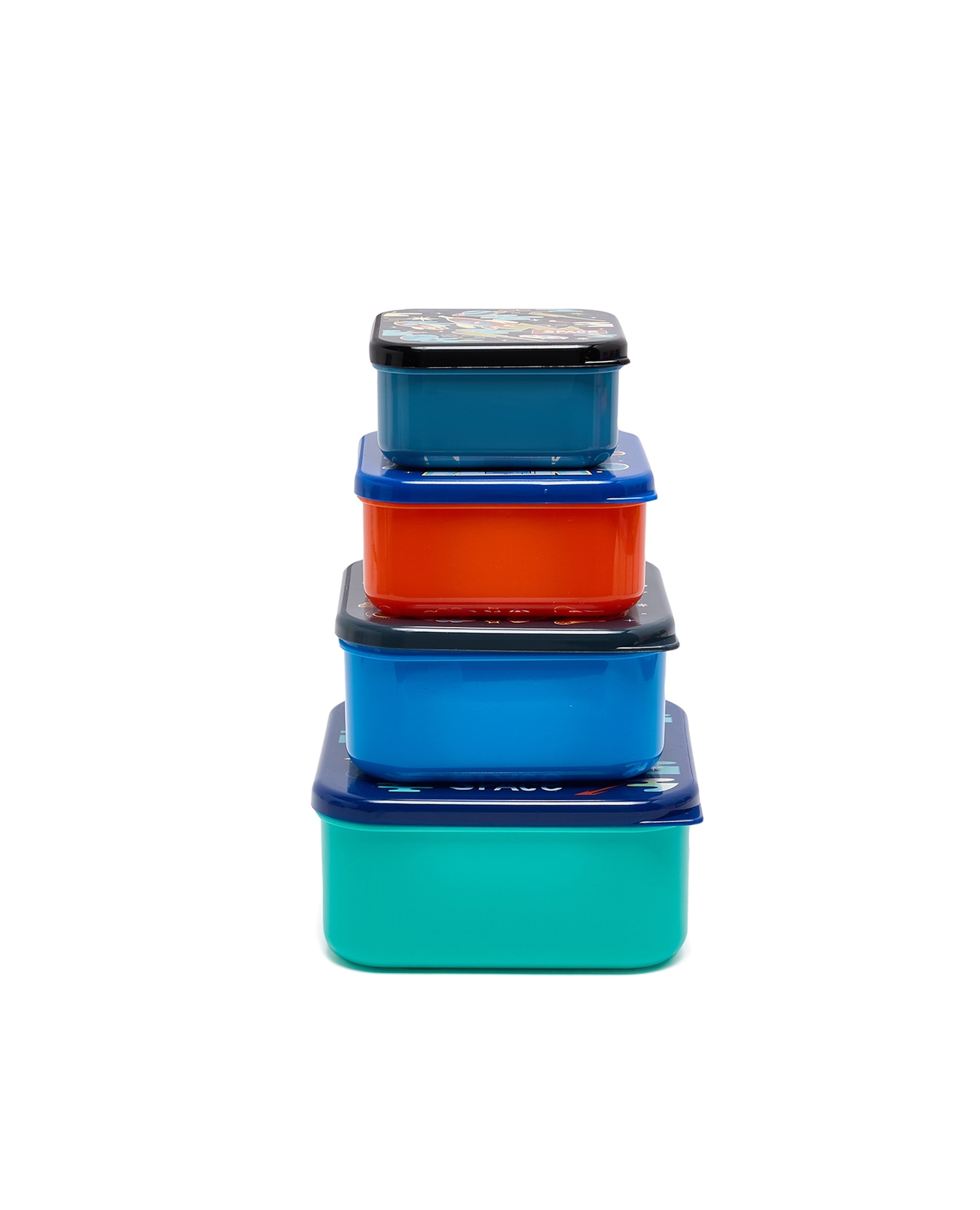 طقم صناديق تخزين - 4 قطع