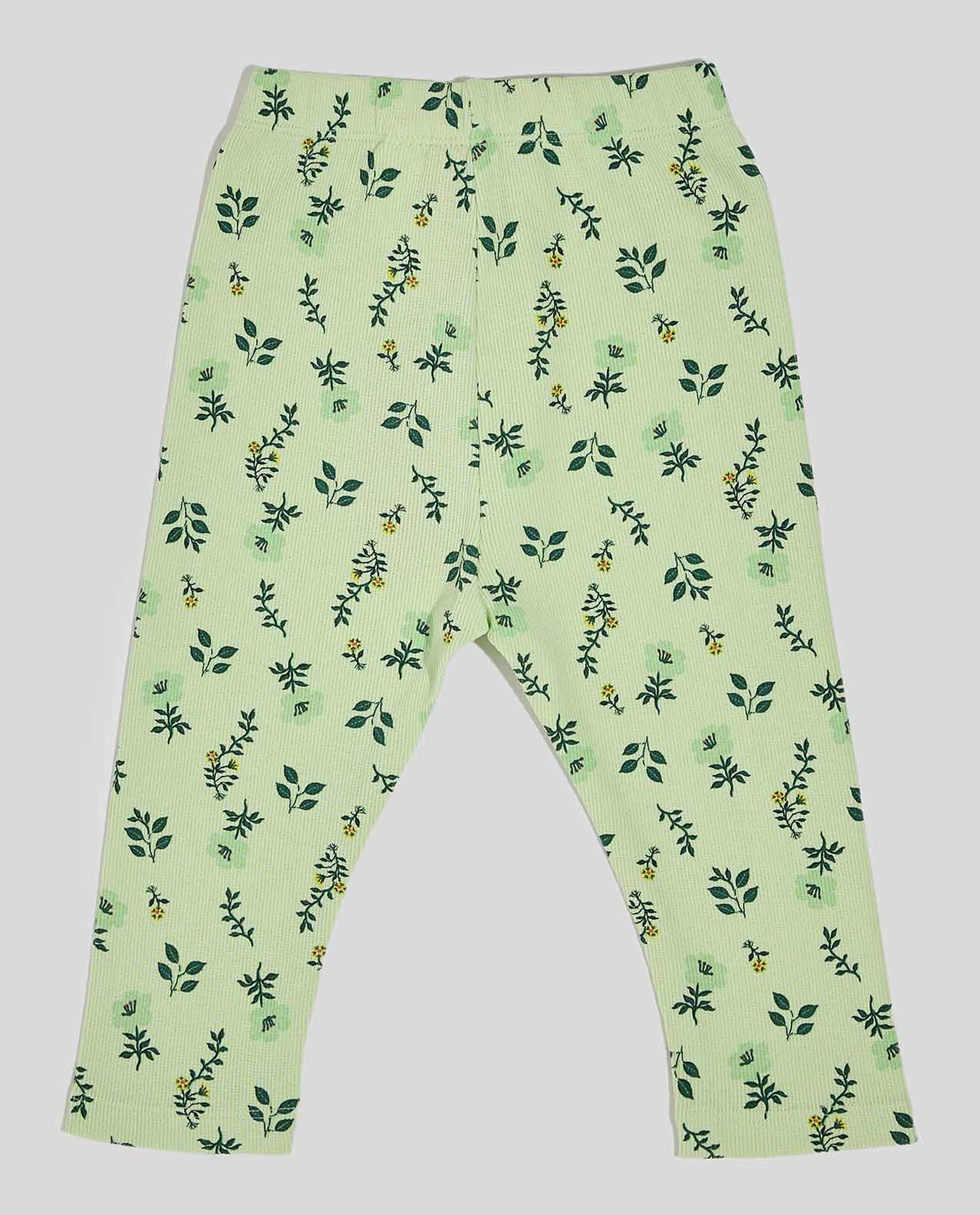 Printed Leggings with Elastic Waist