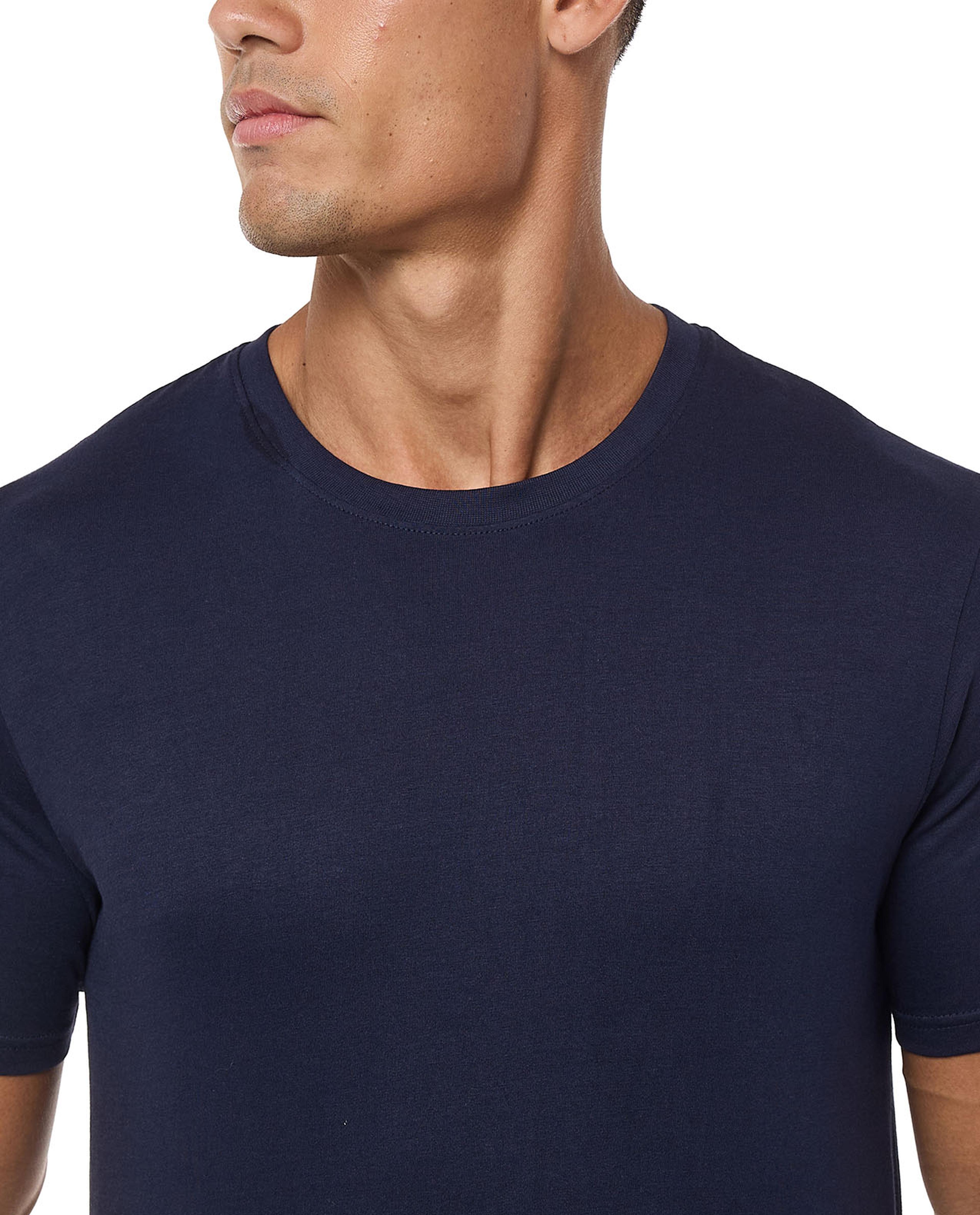Solid T-Shirt With Crew Neck And Short Sleeves