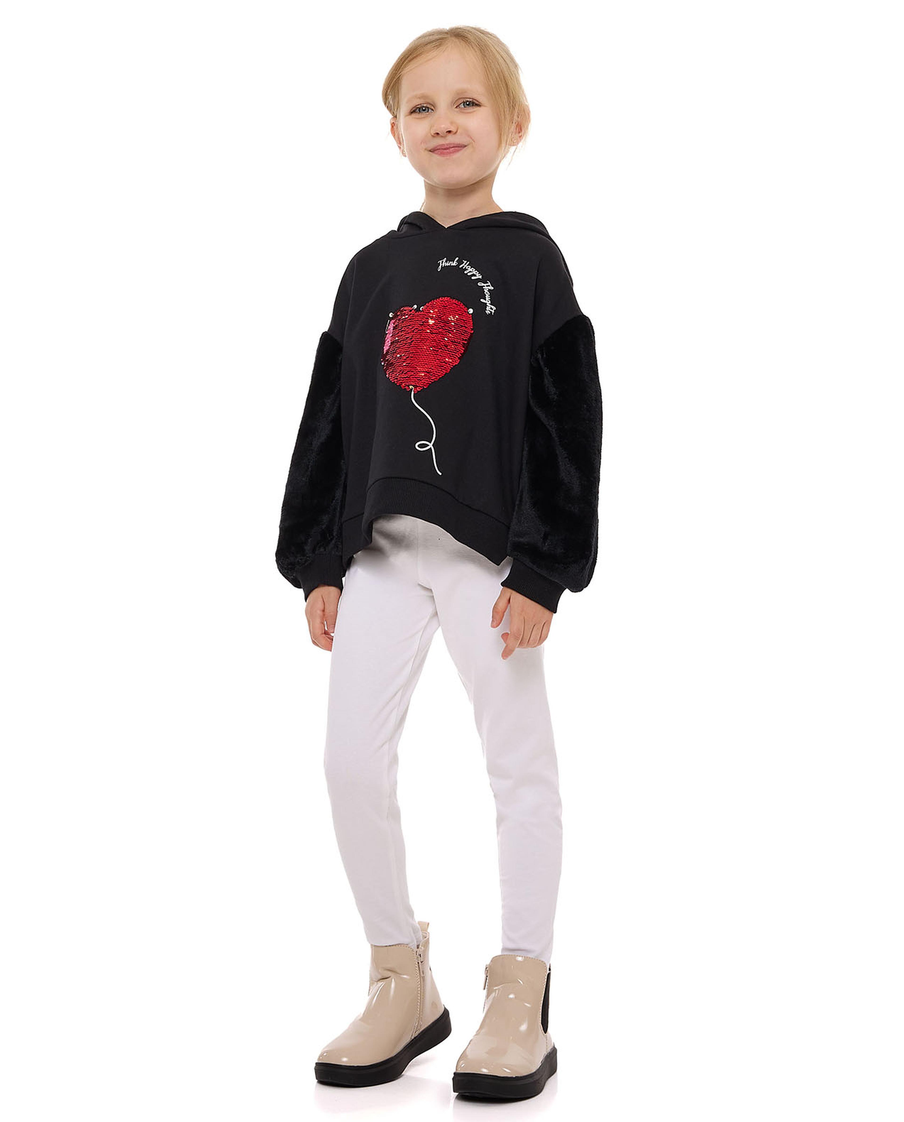 Solid Leggings with Elastic Waist