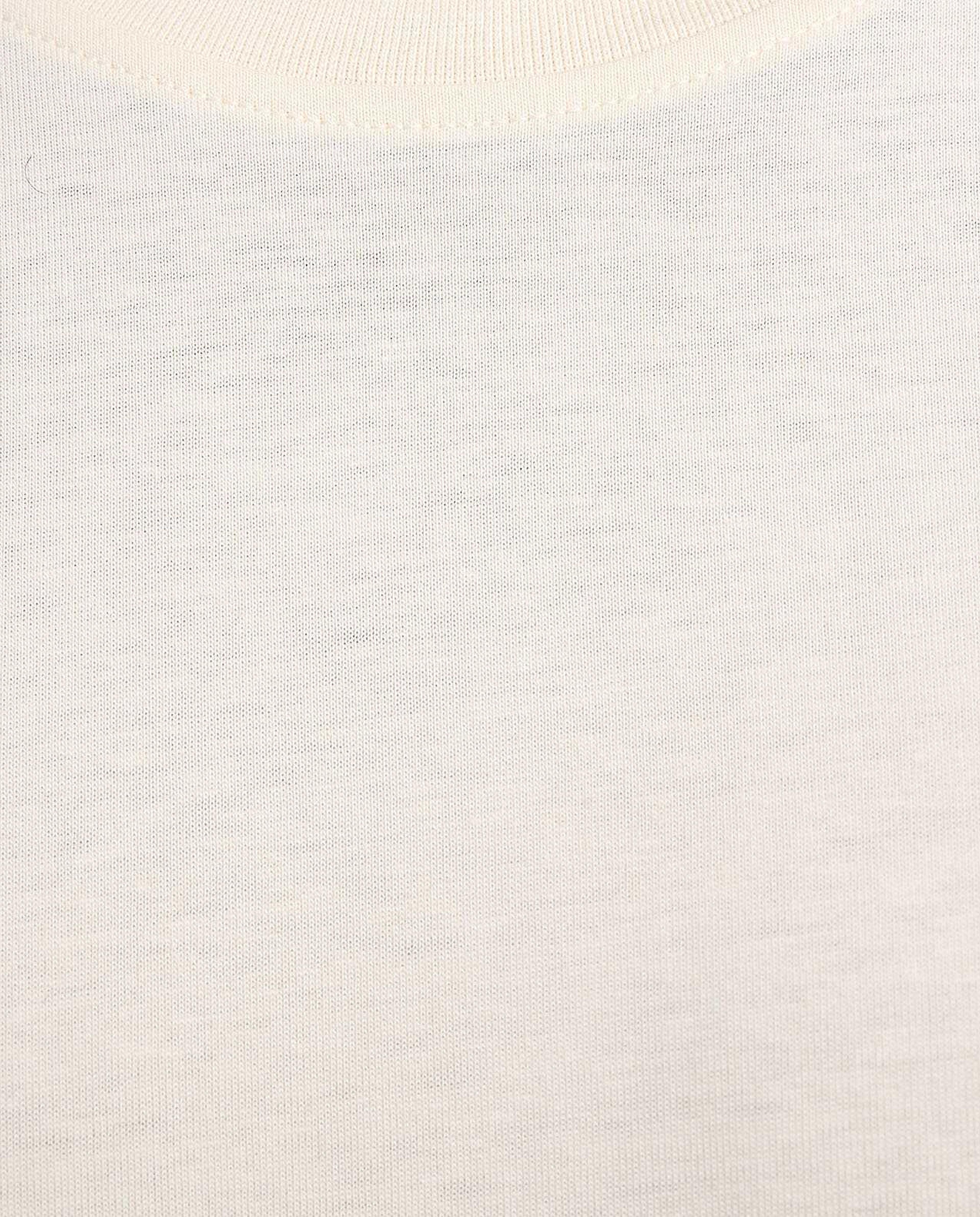 تيشيرت سادة بأكمام قصيرة ورقبة مستديرة