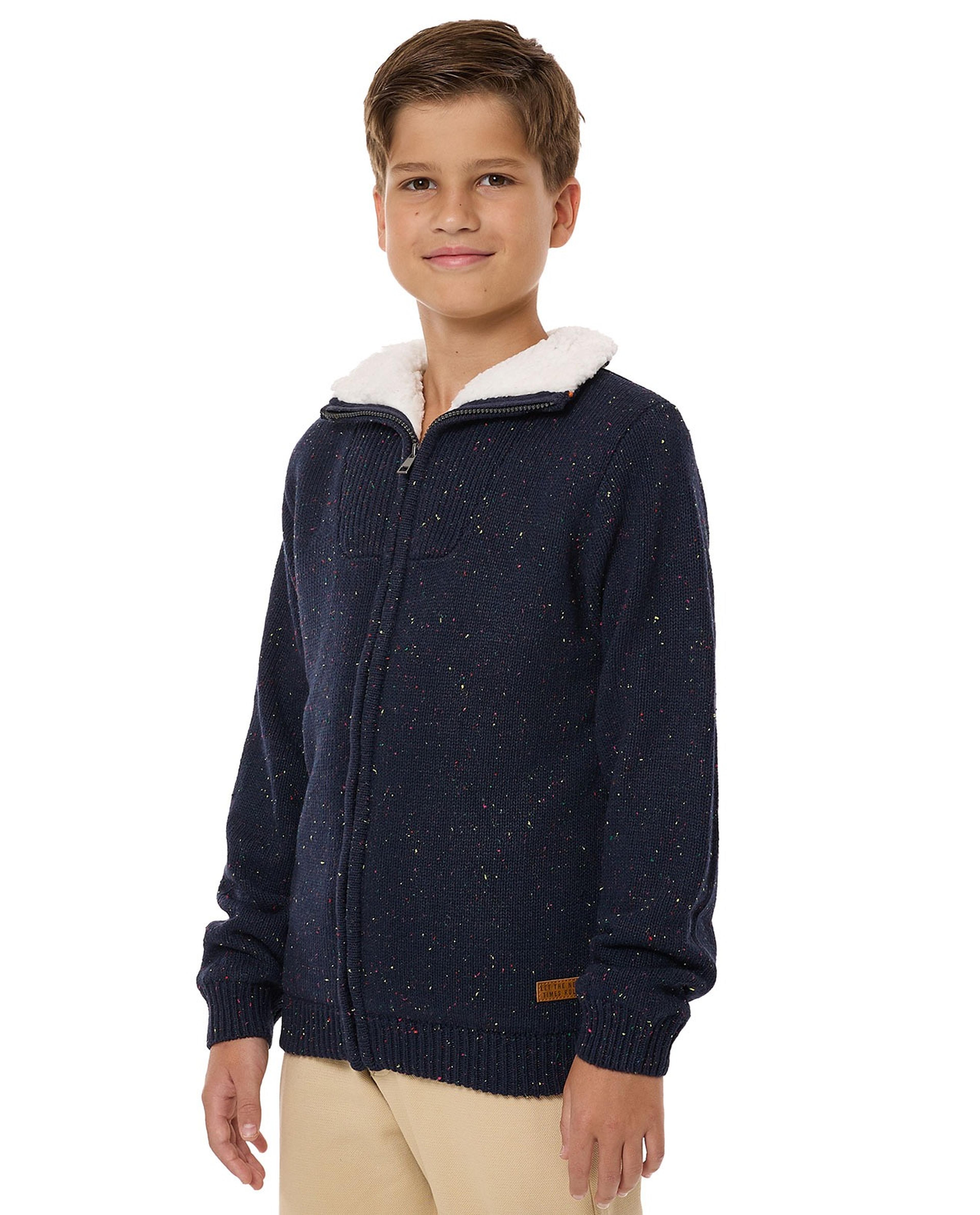 كارديجان محبوك بسحاب