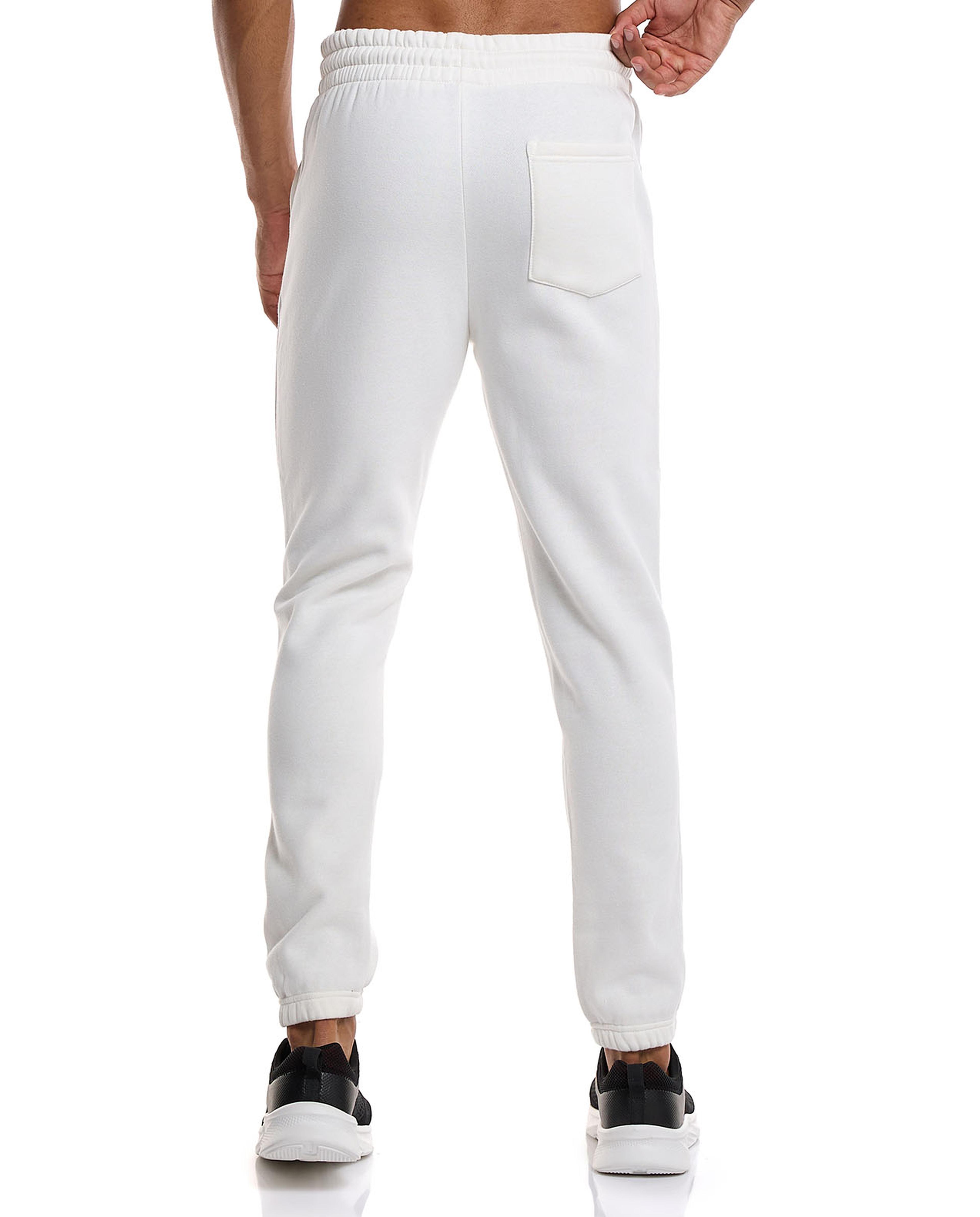 Solid Joggers with Drawstring Waist