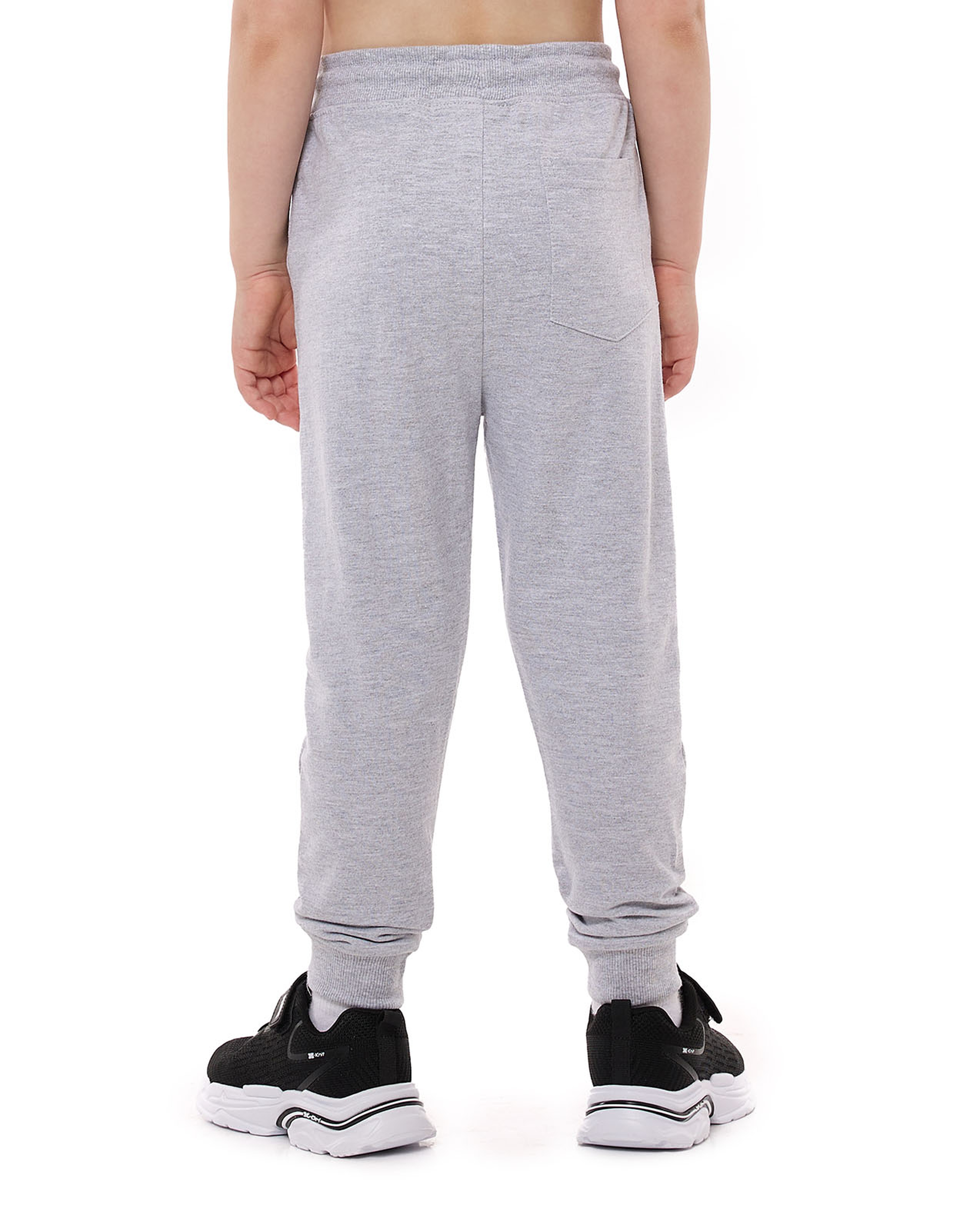 Print Detail Joggers with Drawstring Waist