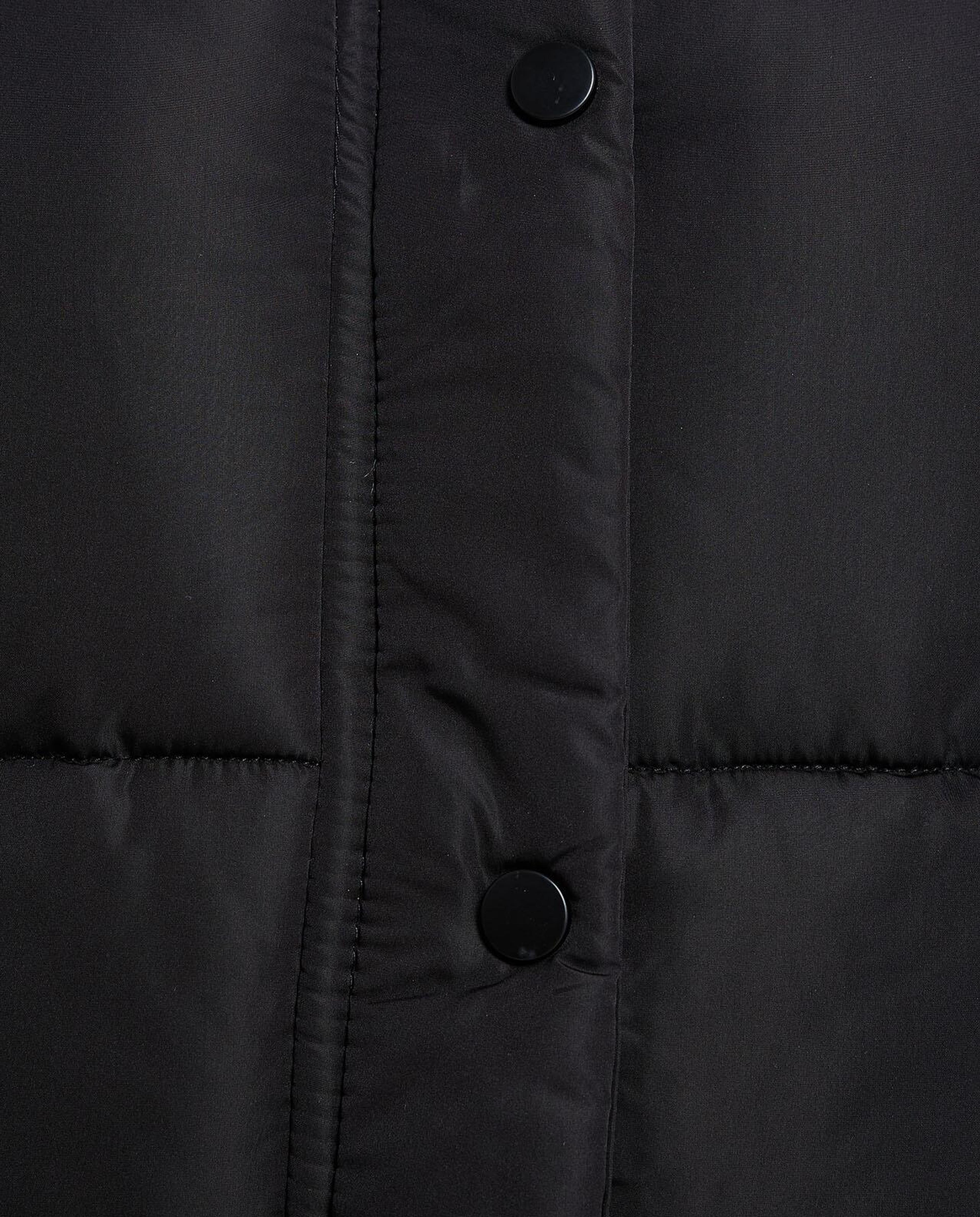 Puffer Jacket with Snap Closure