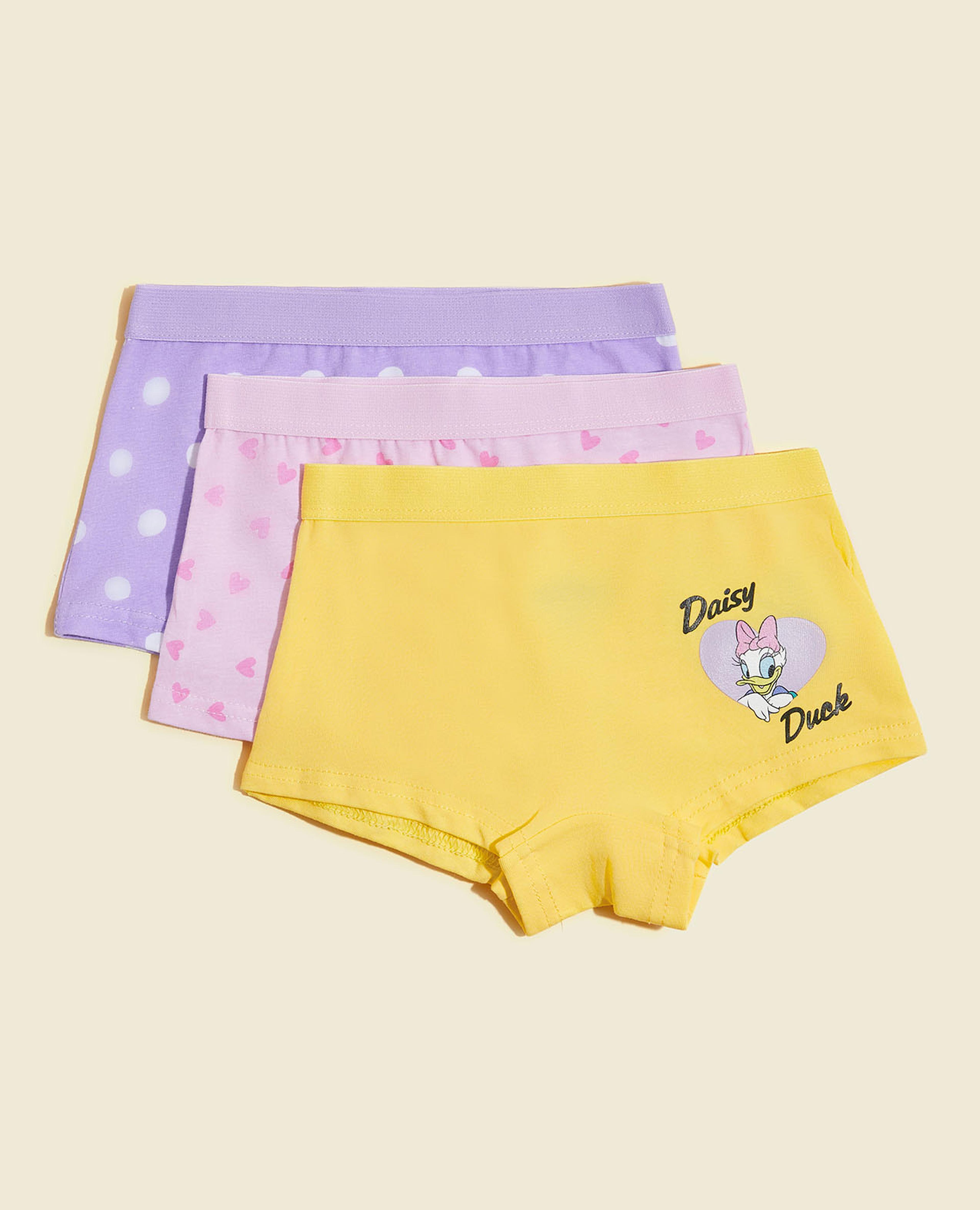 سروال داخلي بطبعة - 3 قطع