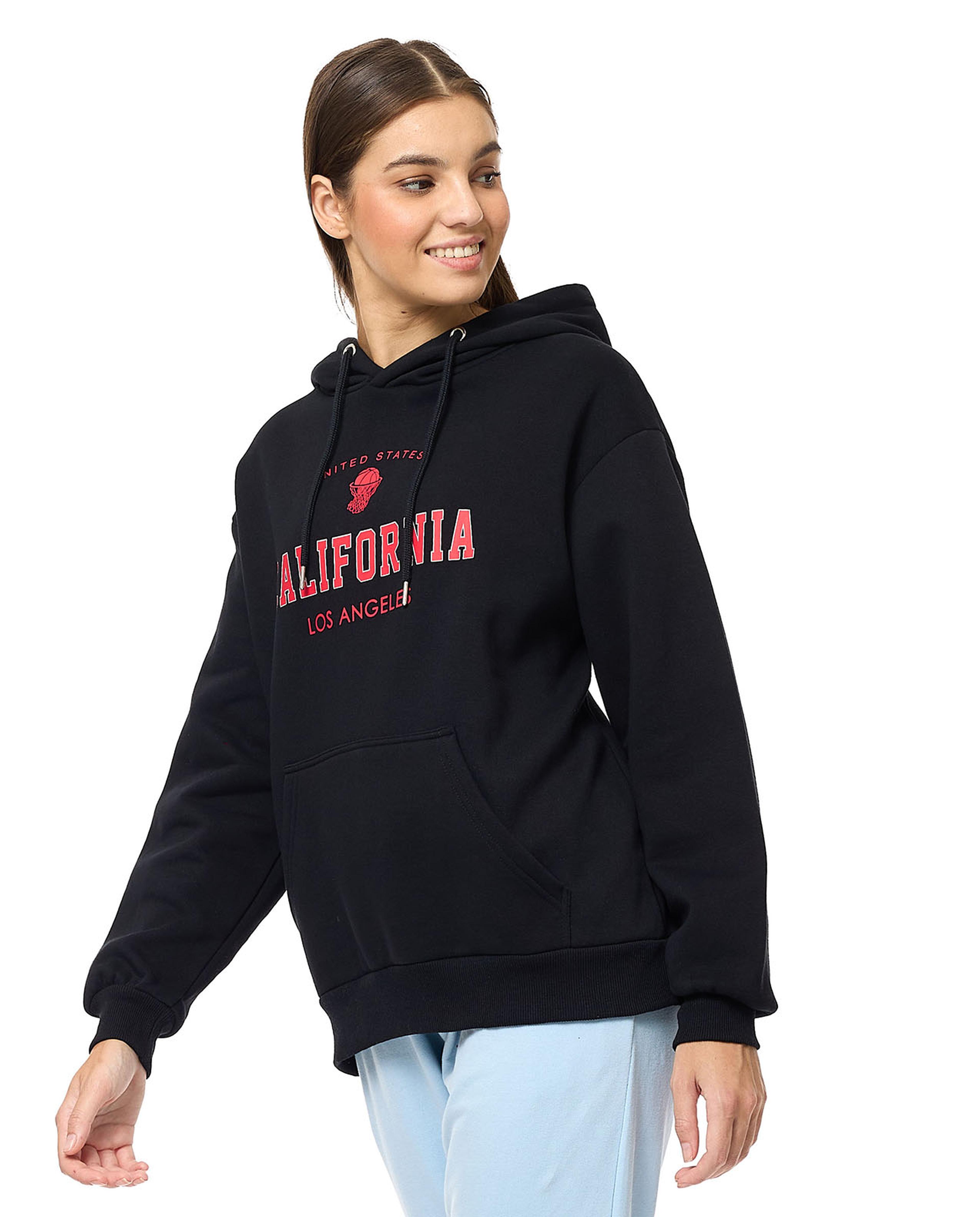 هودي بأكمام طويلة  وطبعة فارسيتي