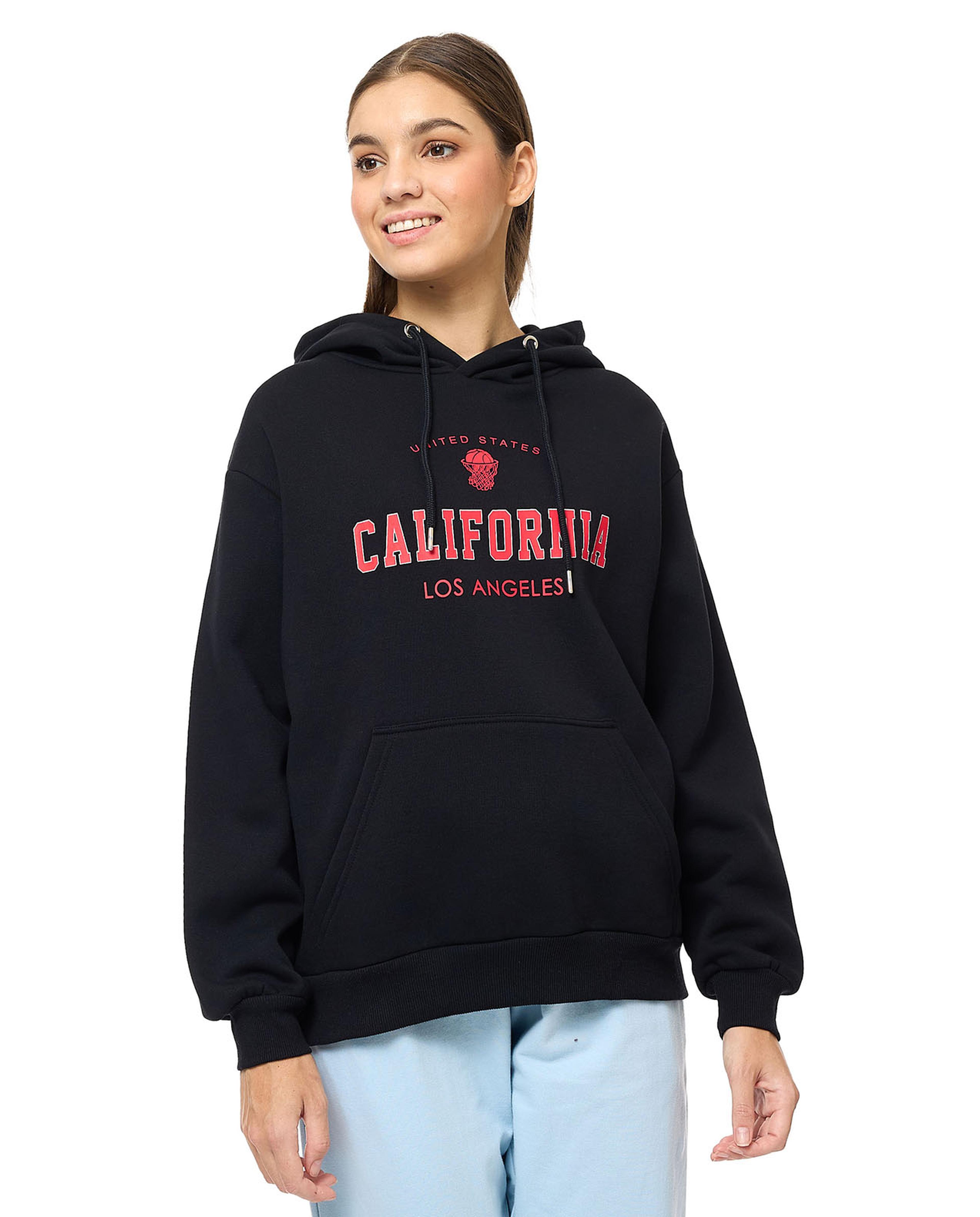 هودي بأكمام طويلة  وطبعة فارسيتي