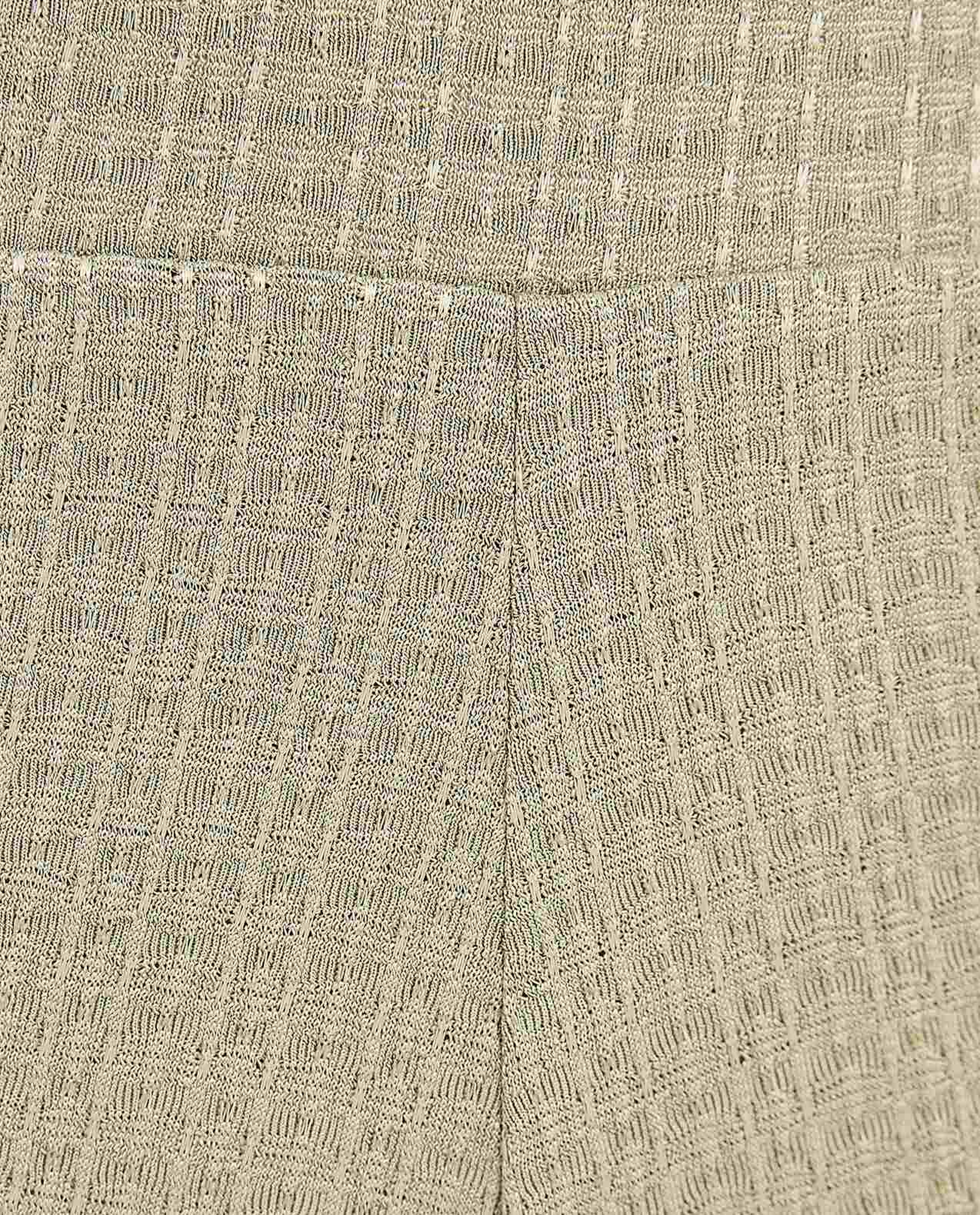 Textured Wide Leg Pants with Elastic Waist