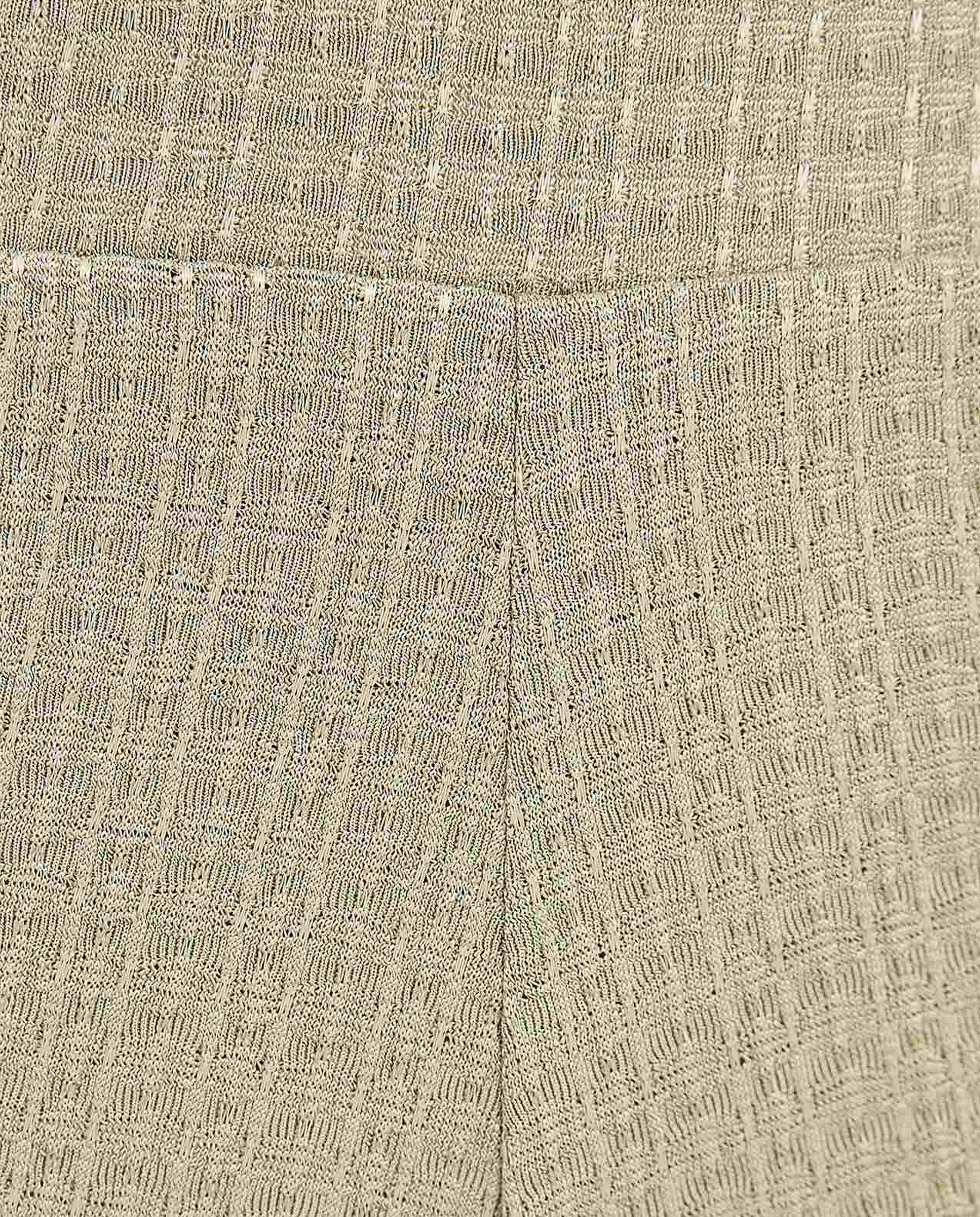 Textured Wide Leg Pants with Elastic Waist