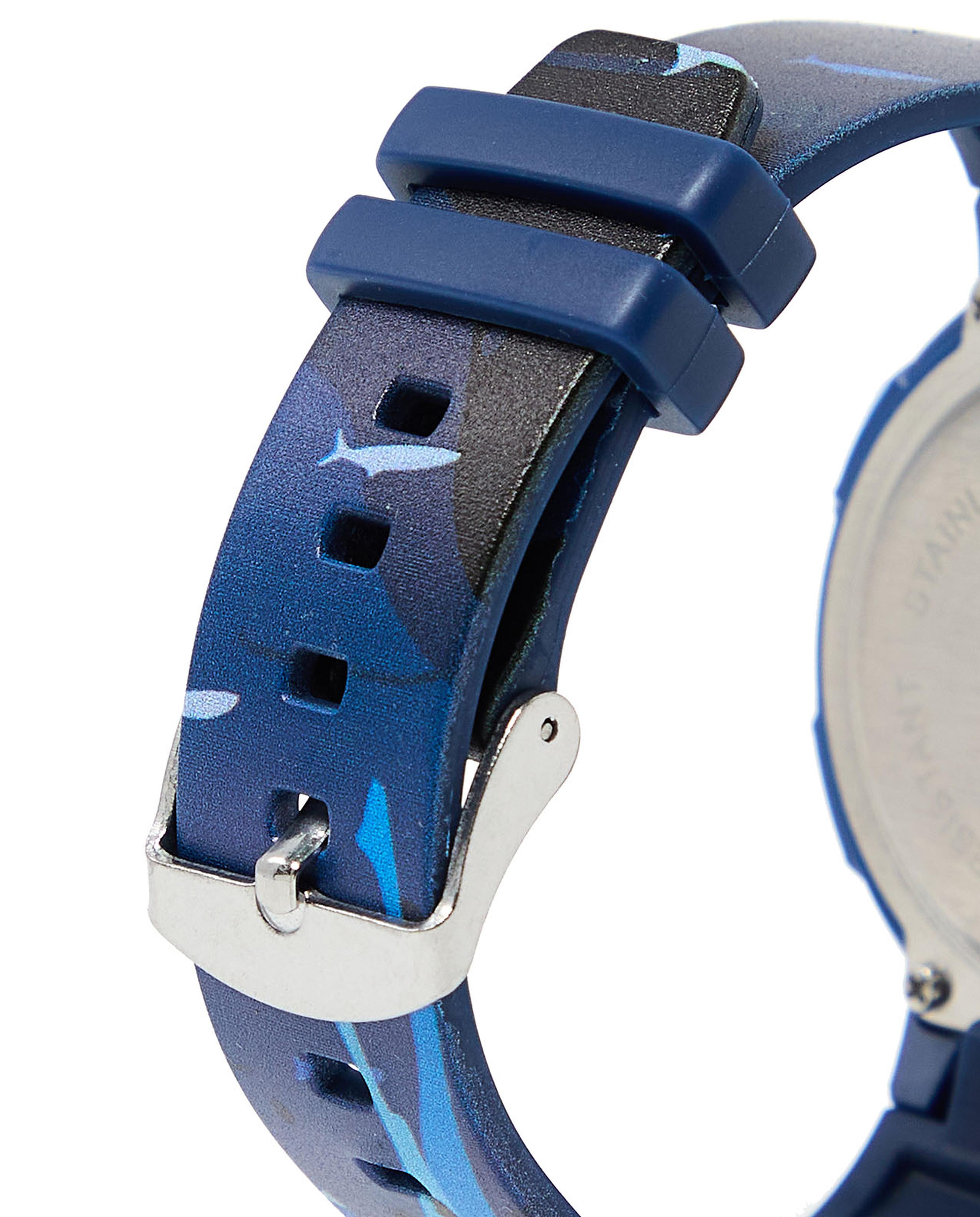 Round Dial Digital Watch