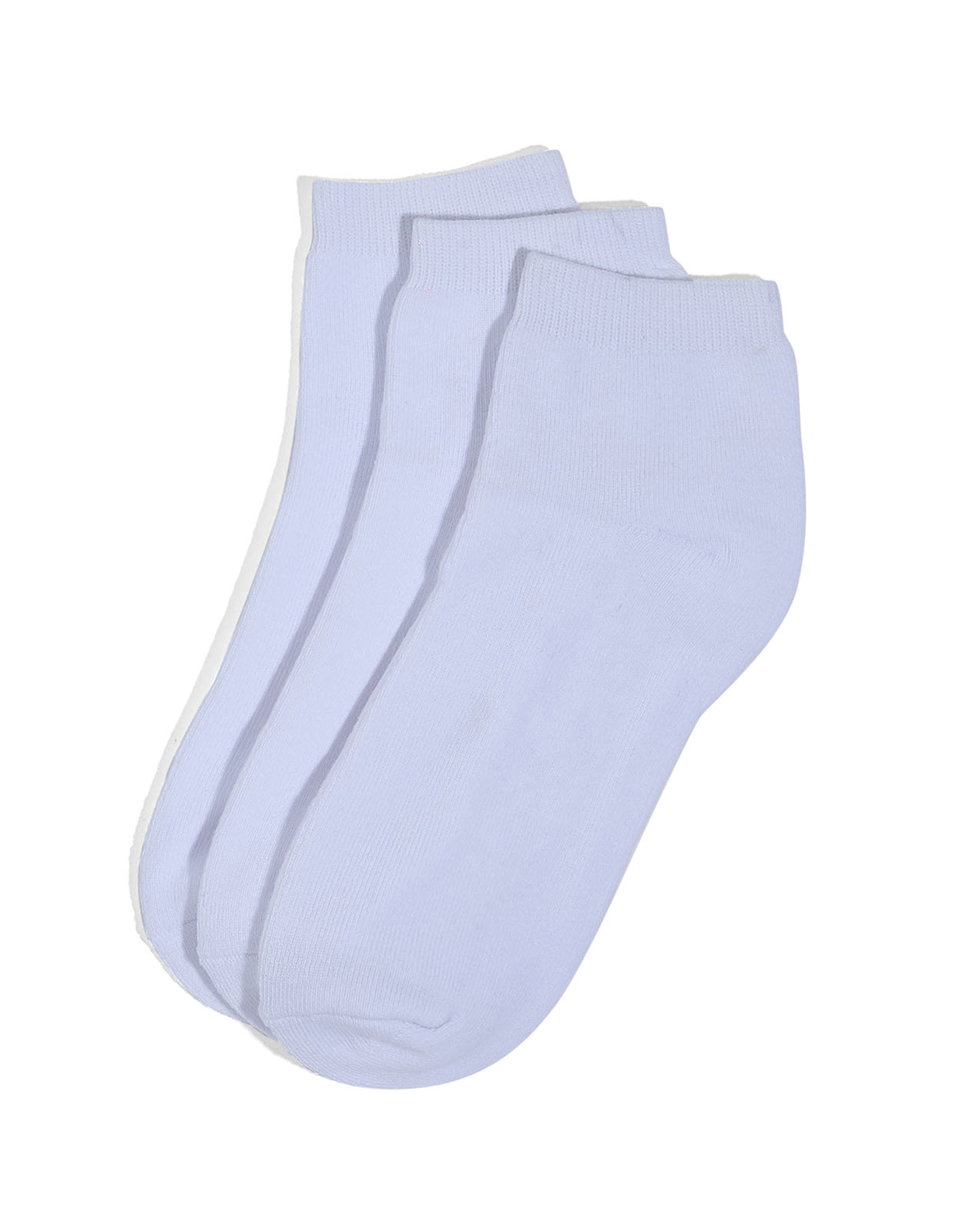 طقم جوارب كاحل سادة - 3 أزواج