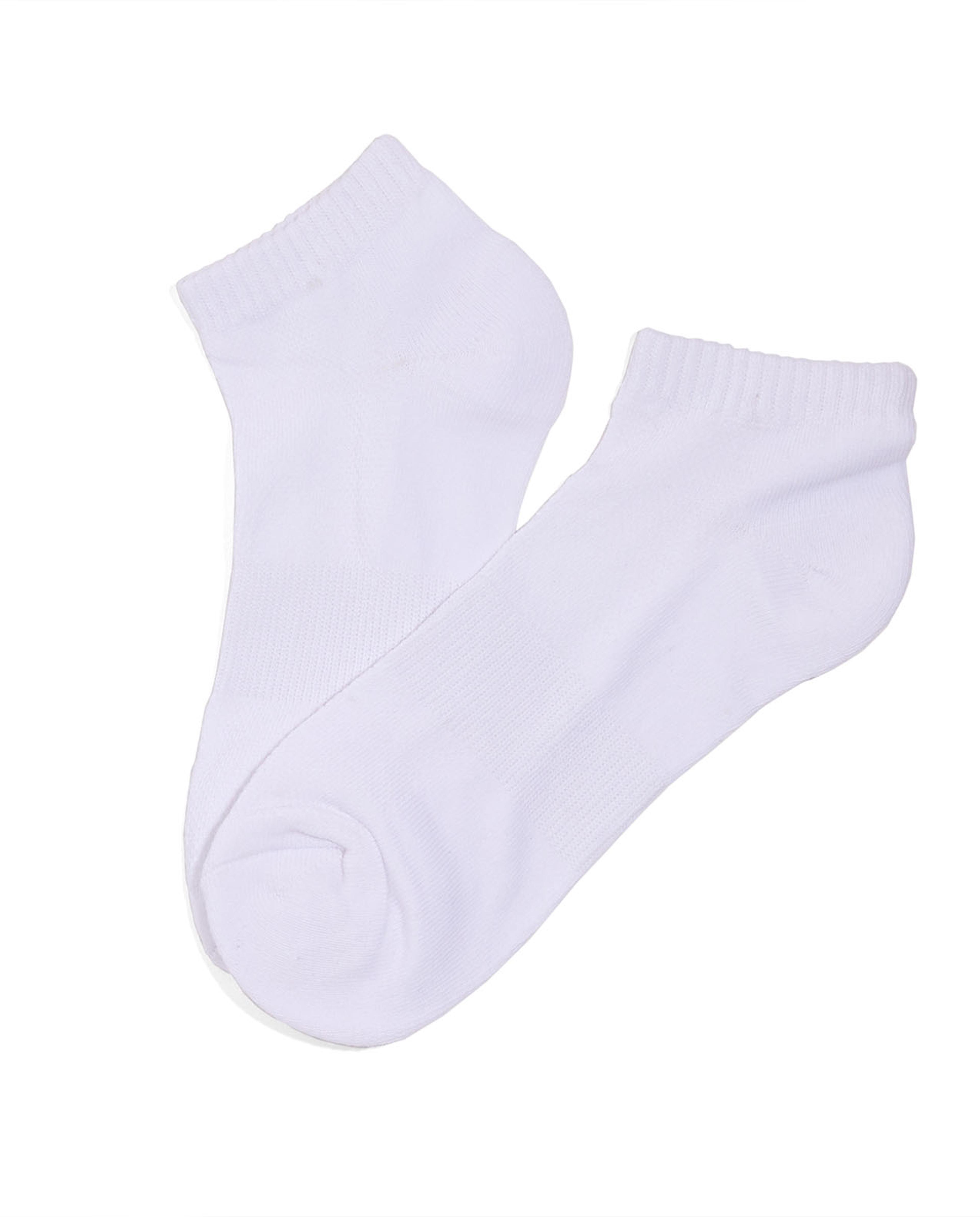 طقم جوارب كاحل سادة - 3 أزواج