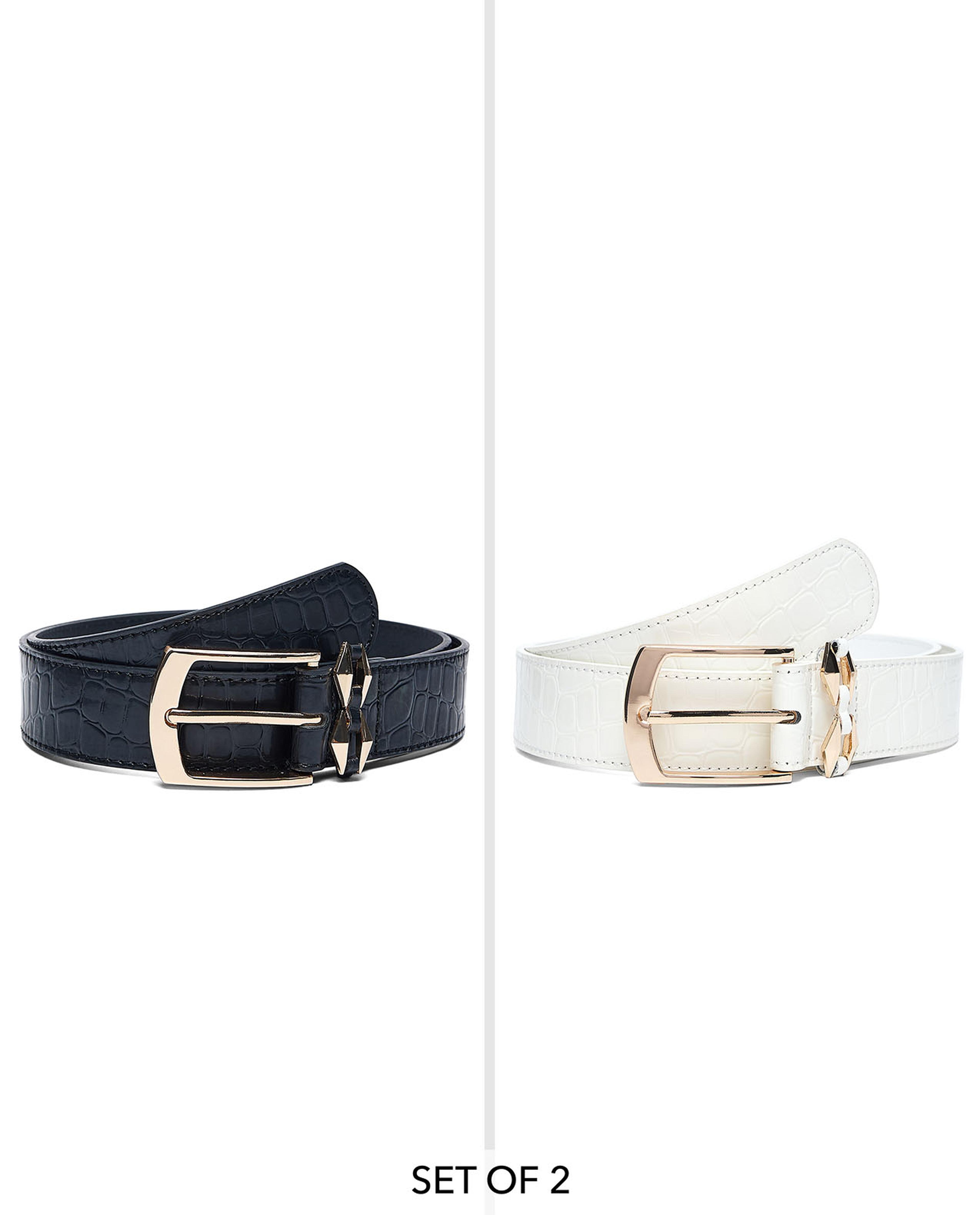 2 Pack Buckle Belts
