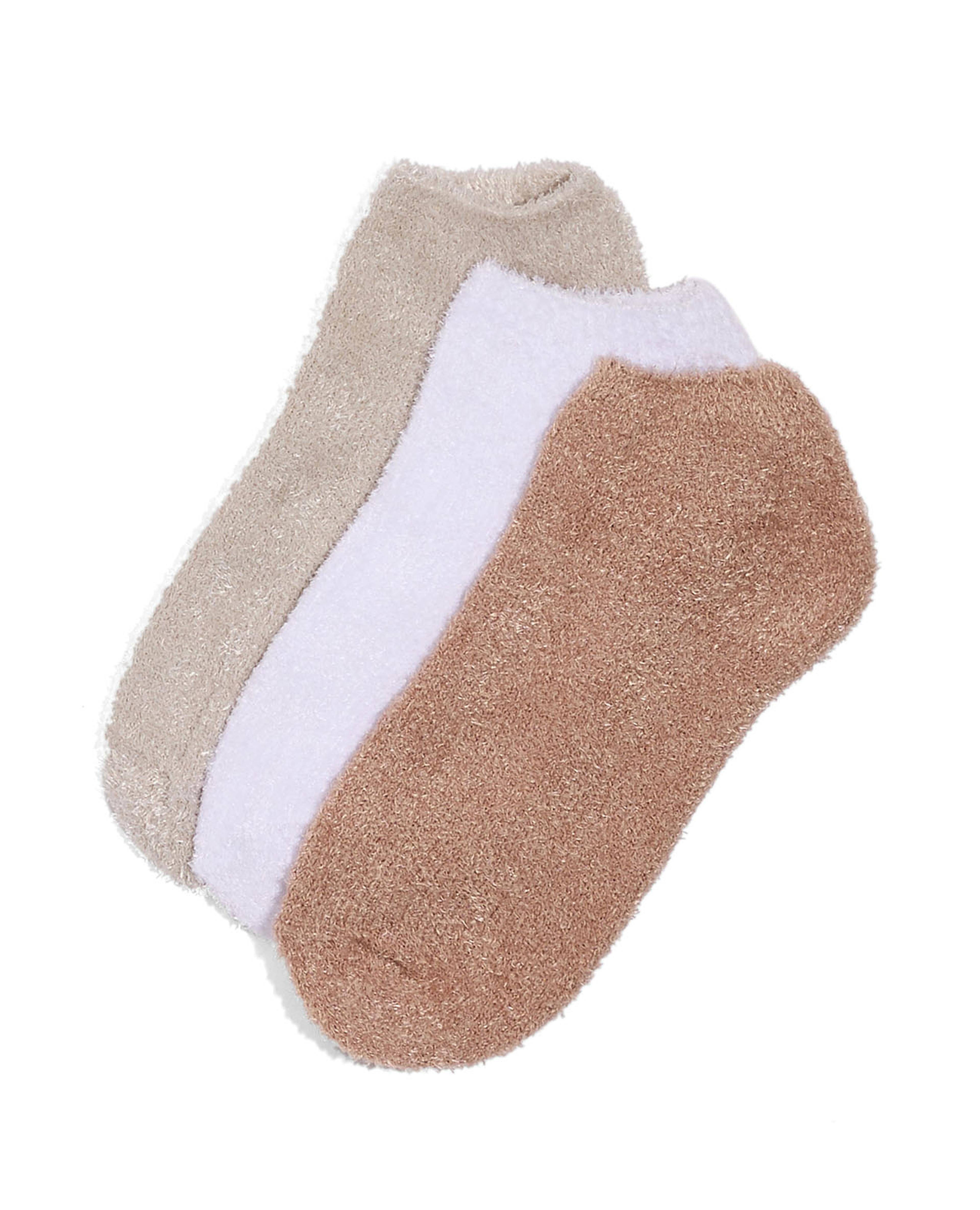 جوارب بطول الكاحل - 3 أزواج