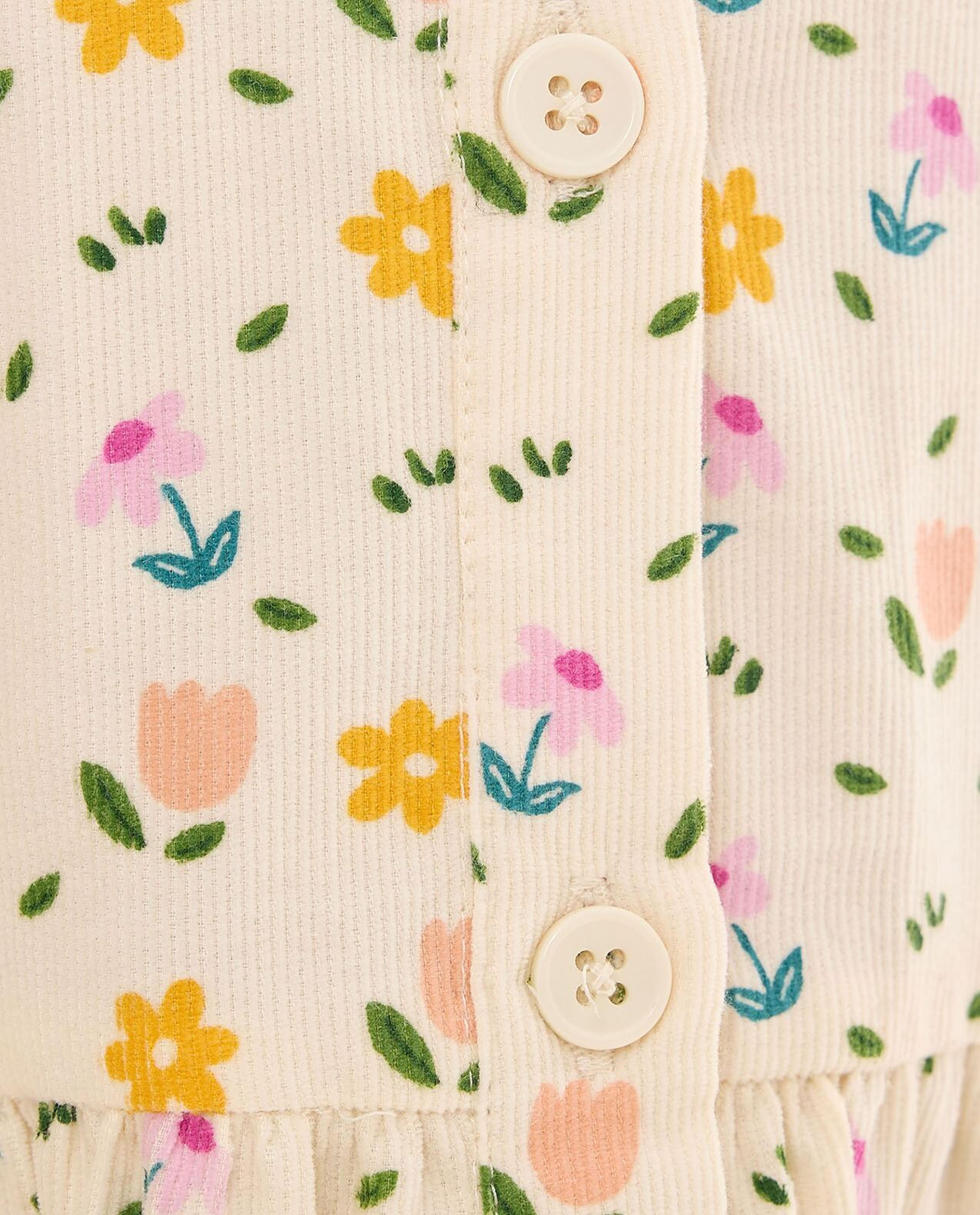 Floral Printed Tiered Shirt Dress