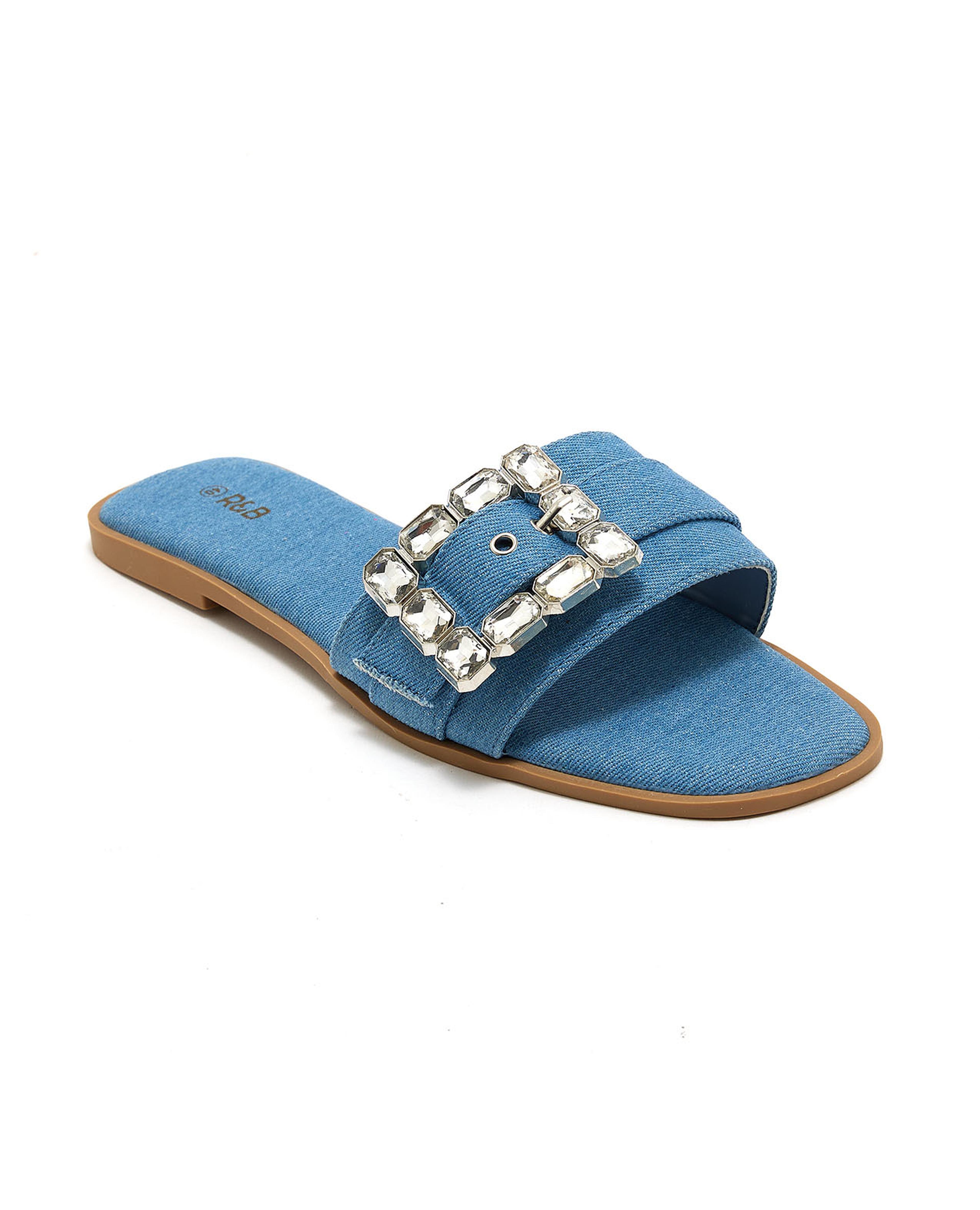 Accessory Detail Flat Sandals