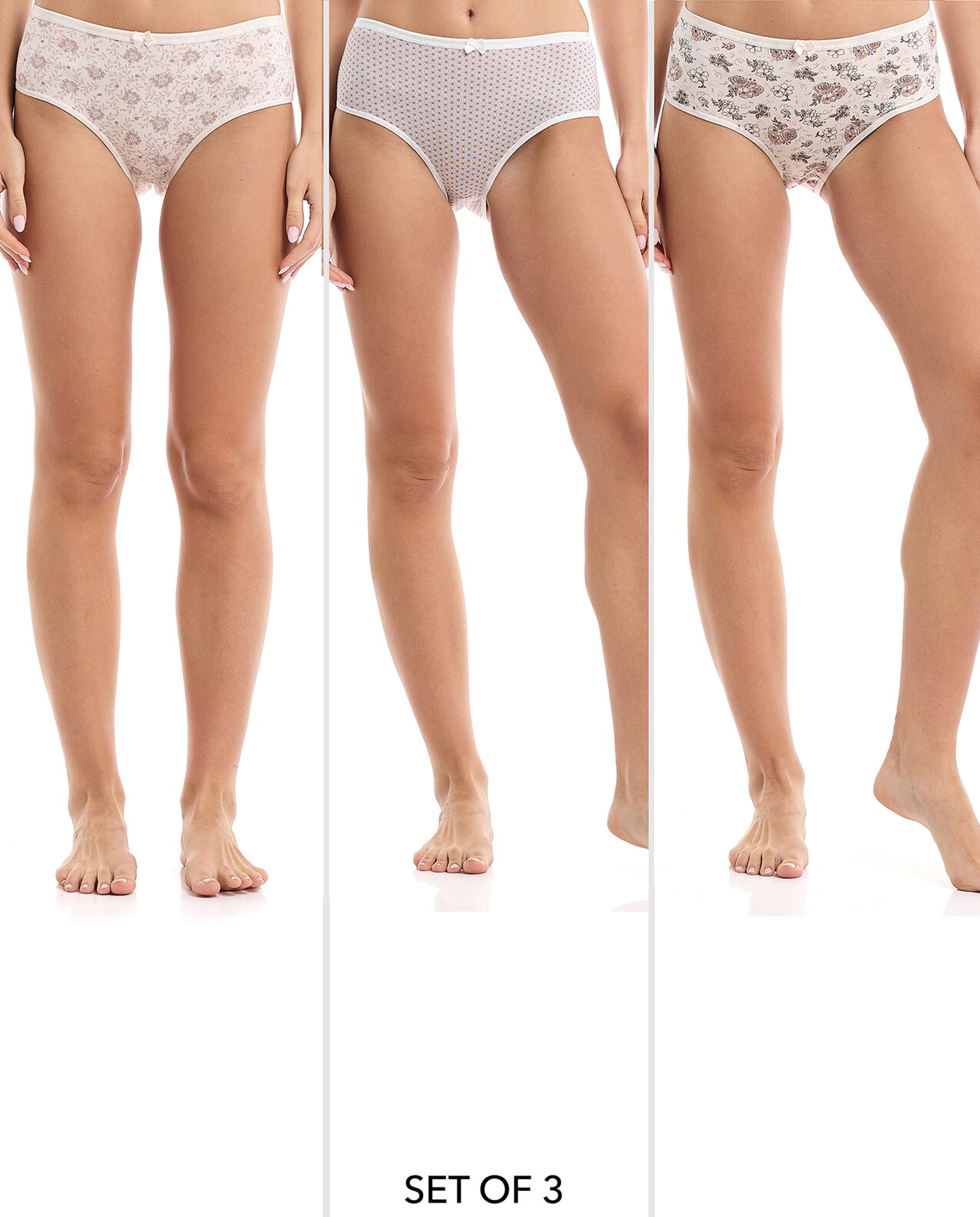 3 Pack Printed Briefs