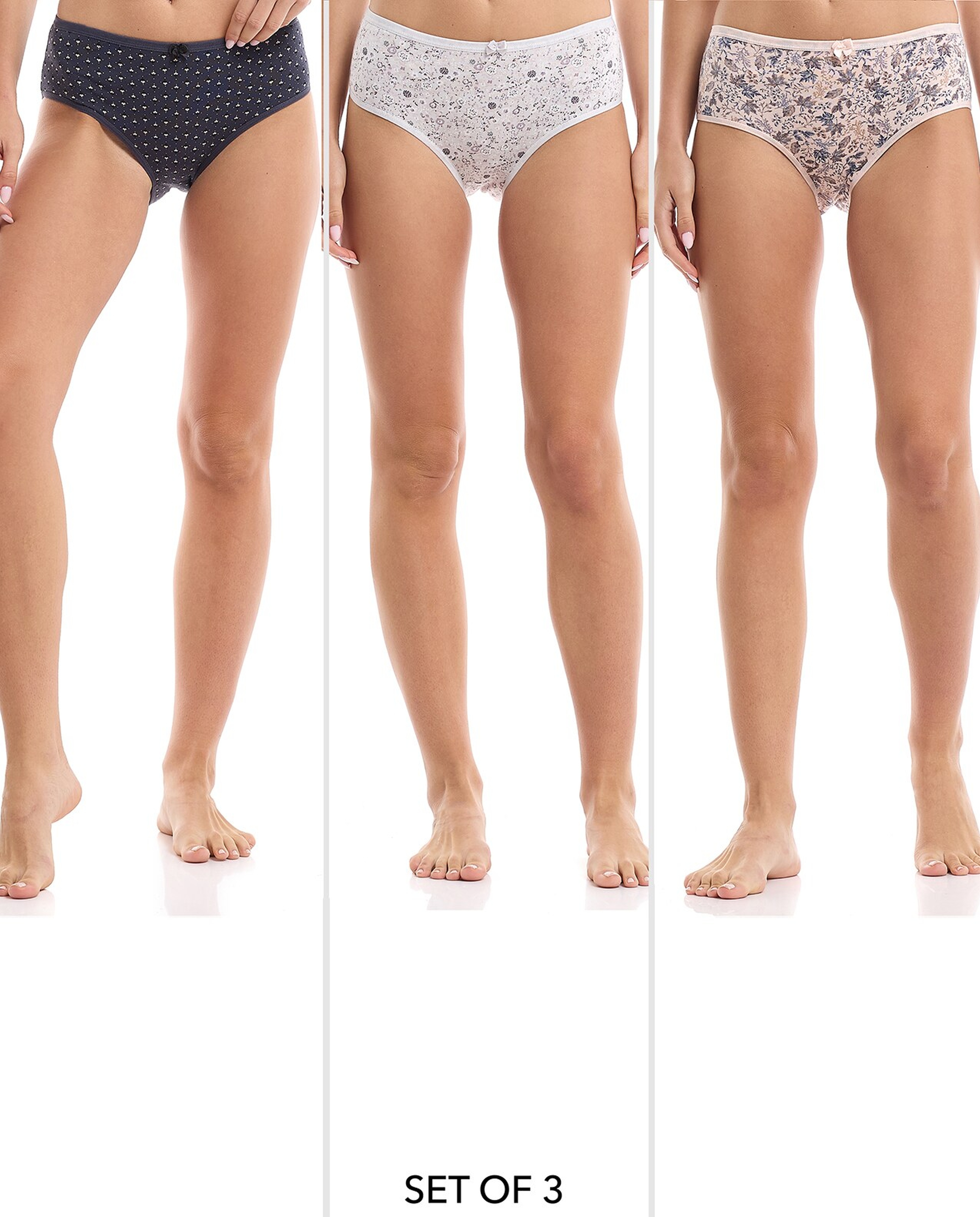 3 Pack Printed Briefs