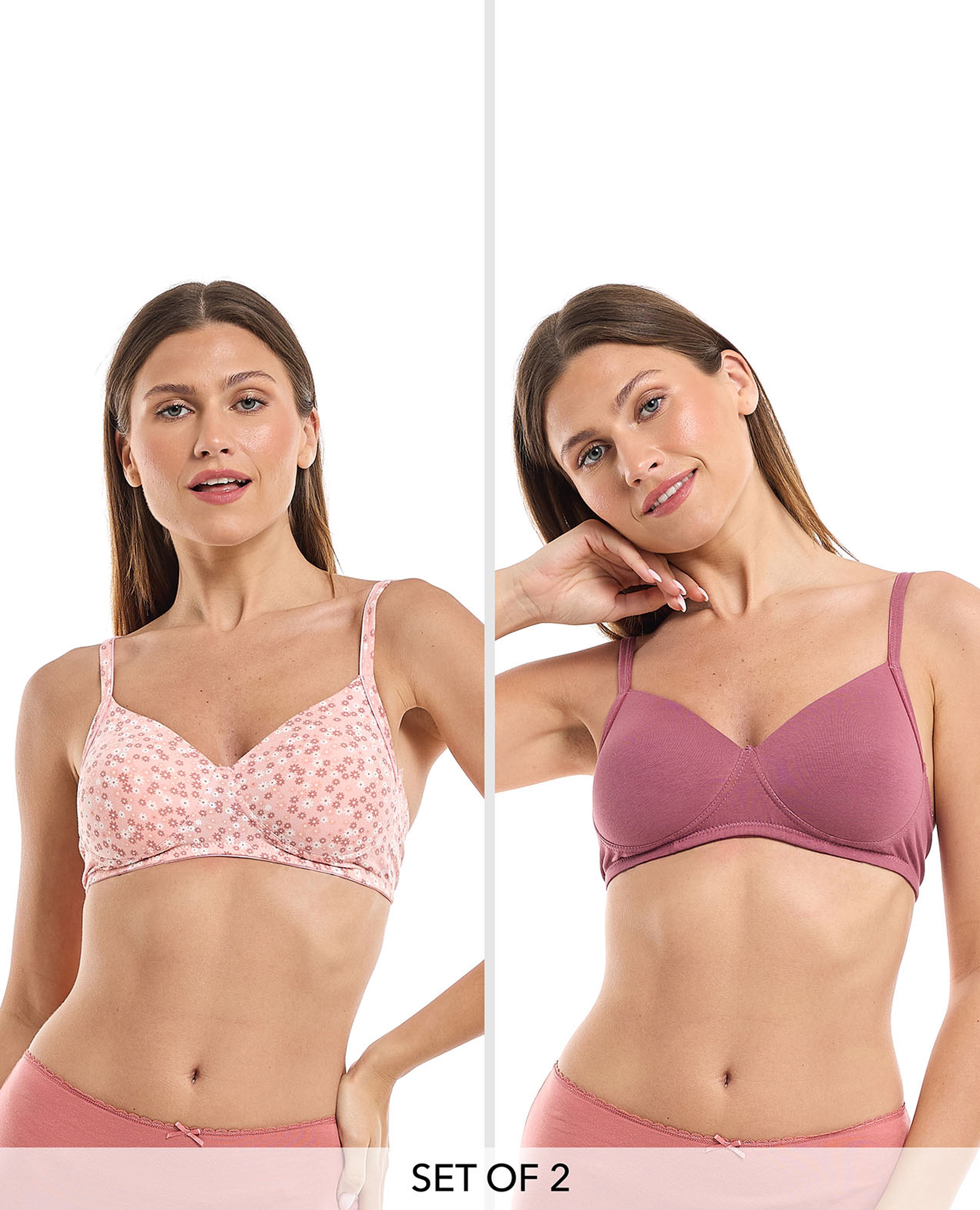 2 Pack Wireless Bras