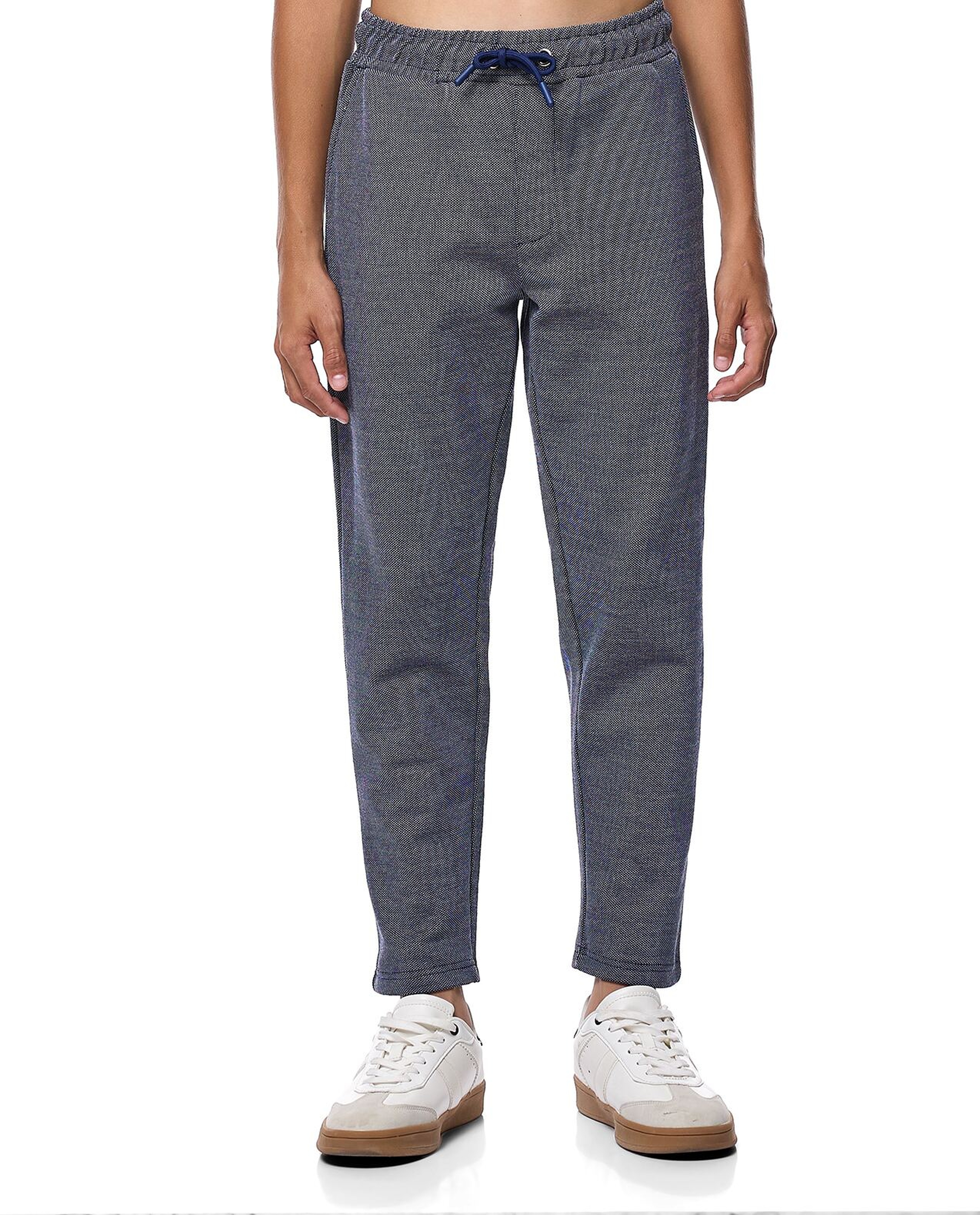 Textured Long Sleeves Clothing Set