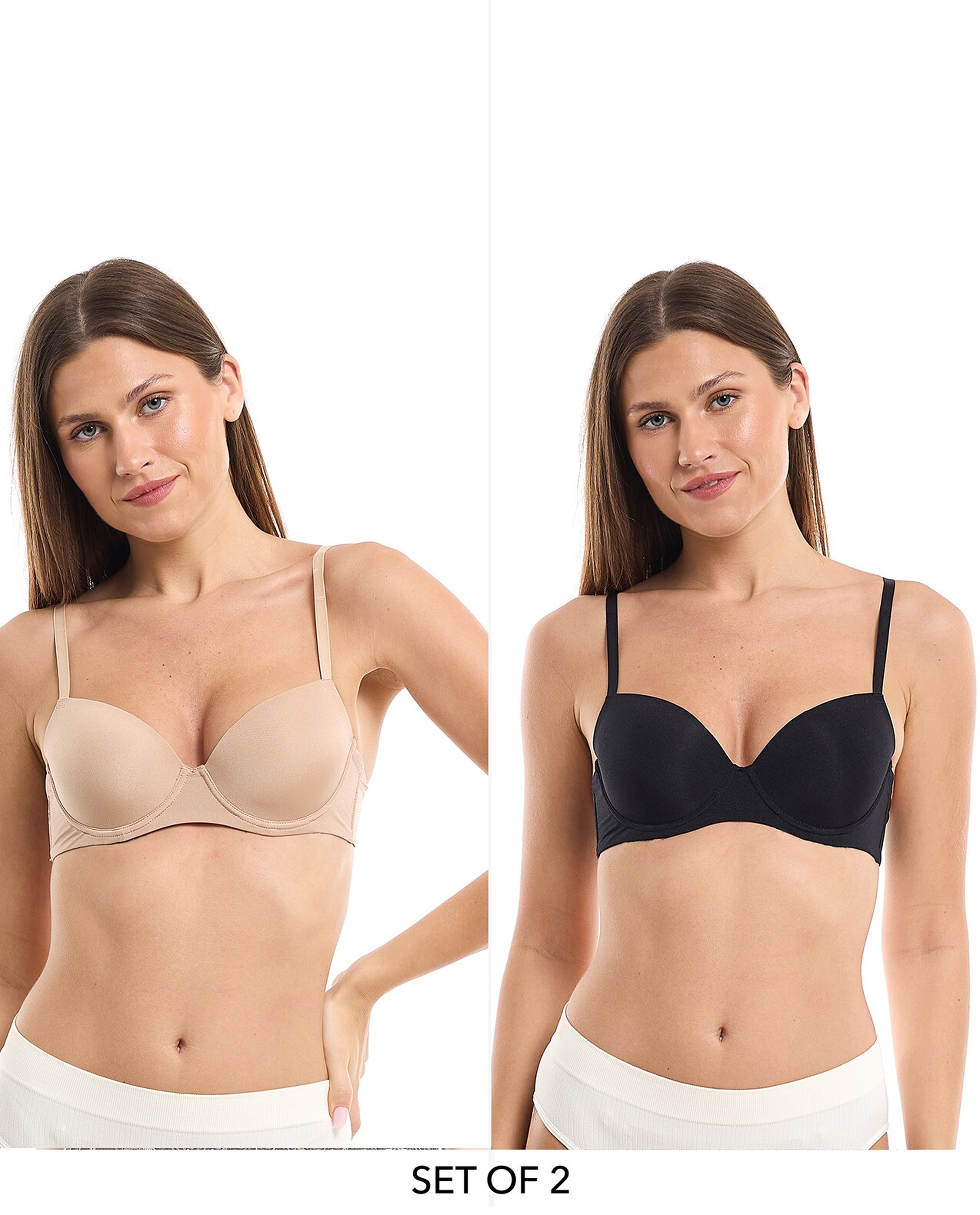 2 Pack Underwired Bras