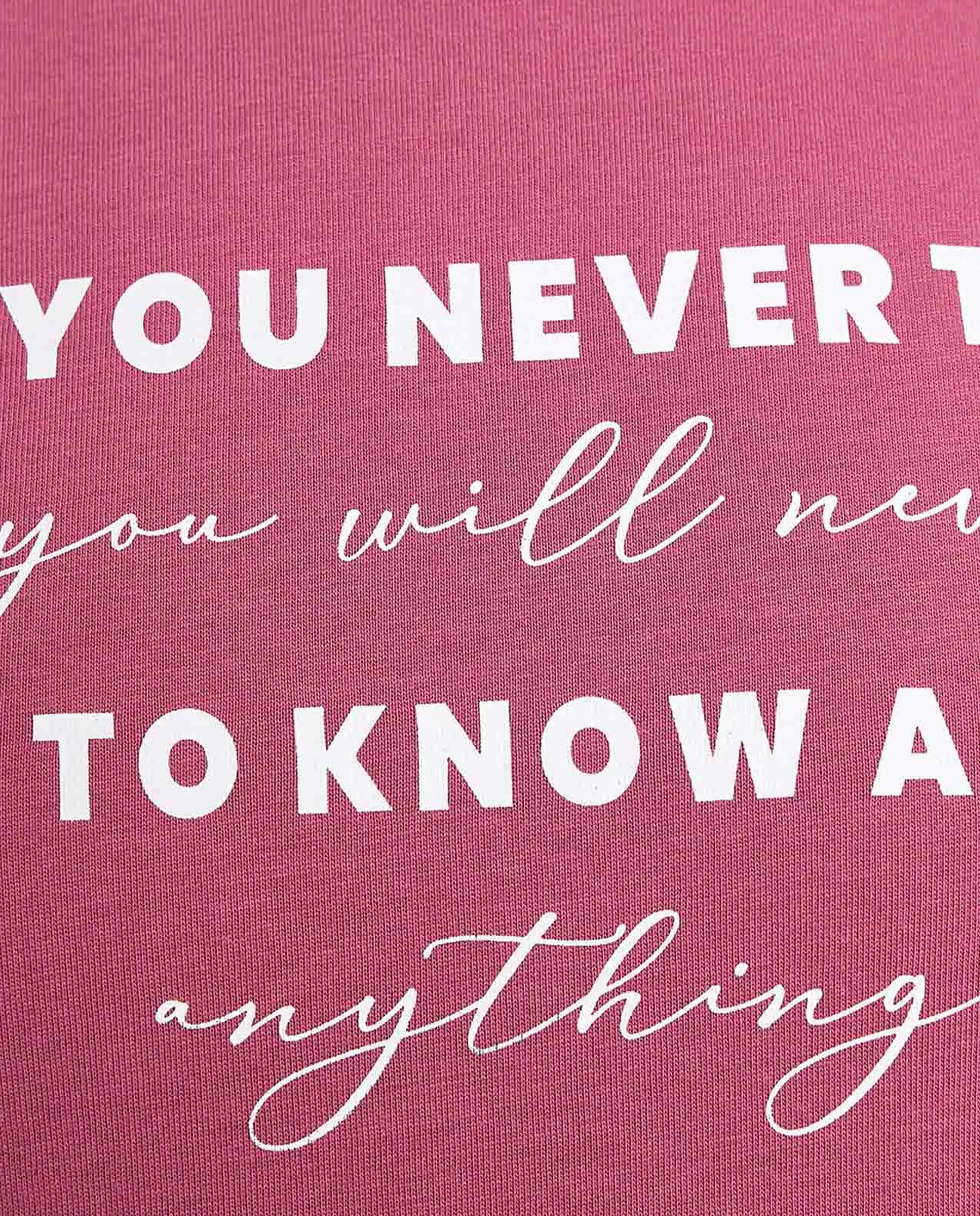 Typography Print T-Shirt with Crew Neck and Short Sleeves