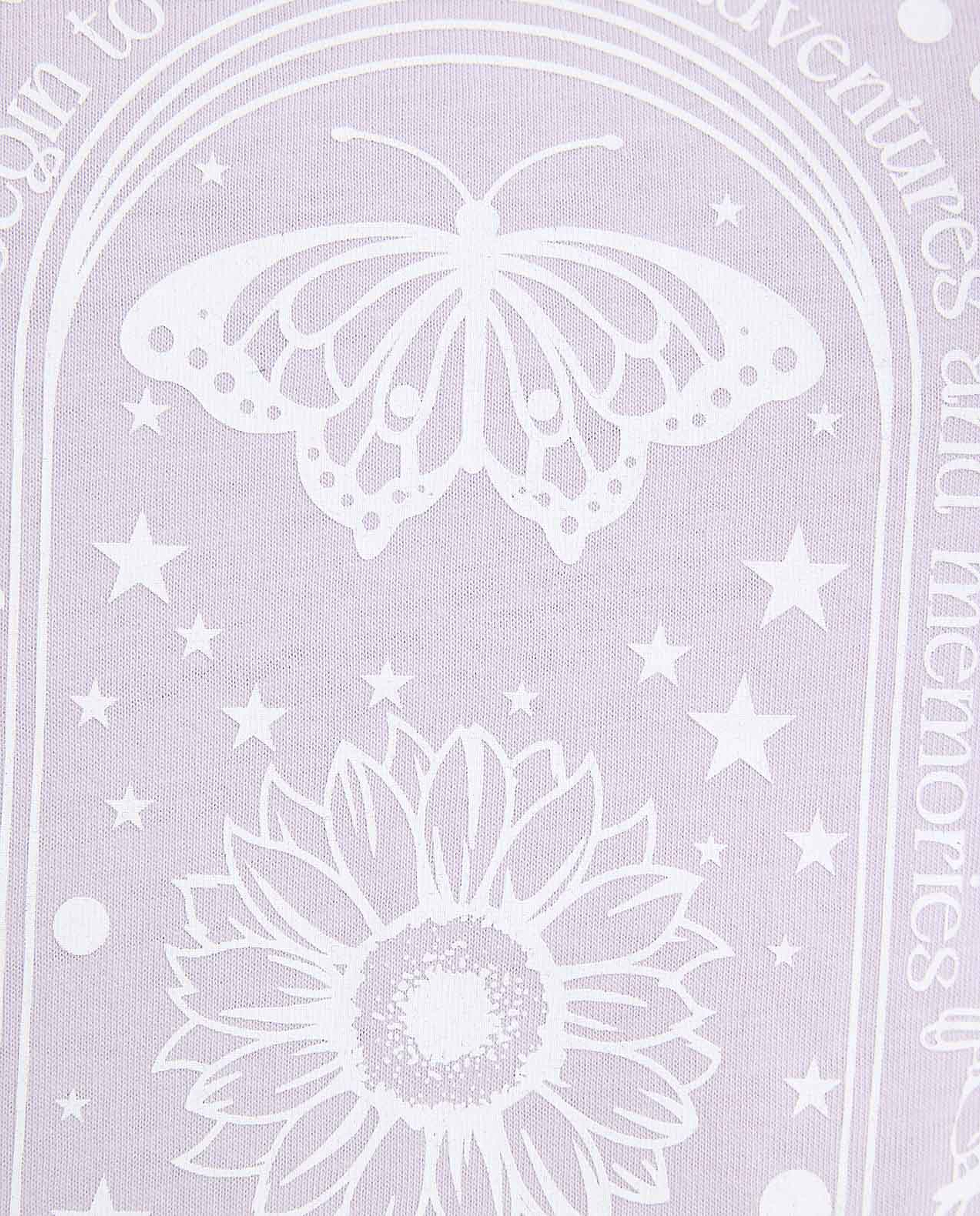 Graphic Print T-Shirt with Crew Neck and Short Sleeves