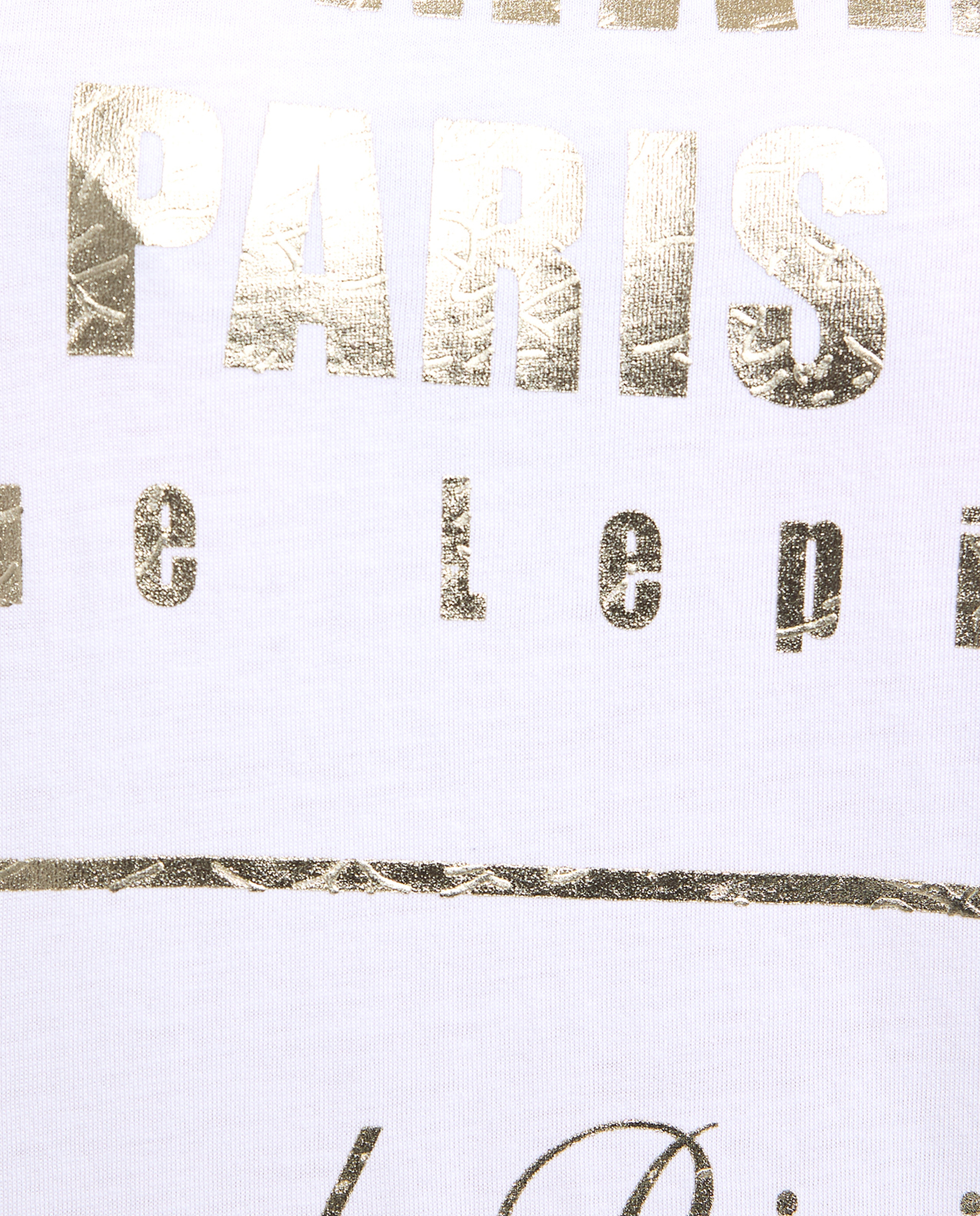 Printed T-Shirt with Crew Neck and Short Sleeves