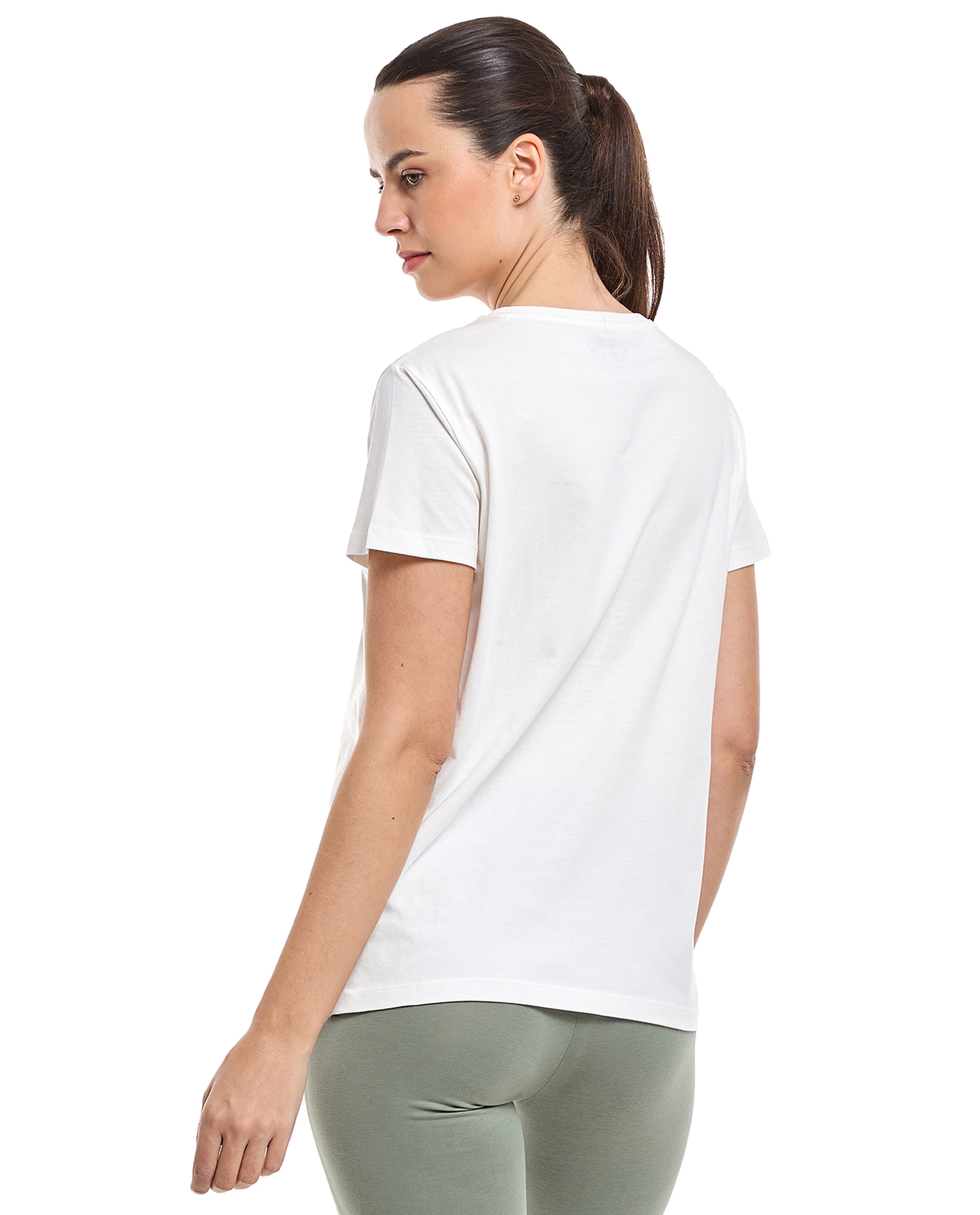 Printed T-Shirt with Crew Neck and Short Sleeves