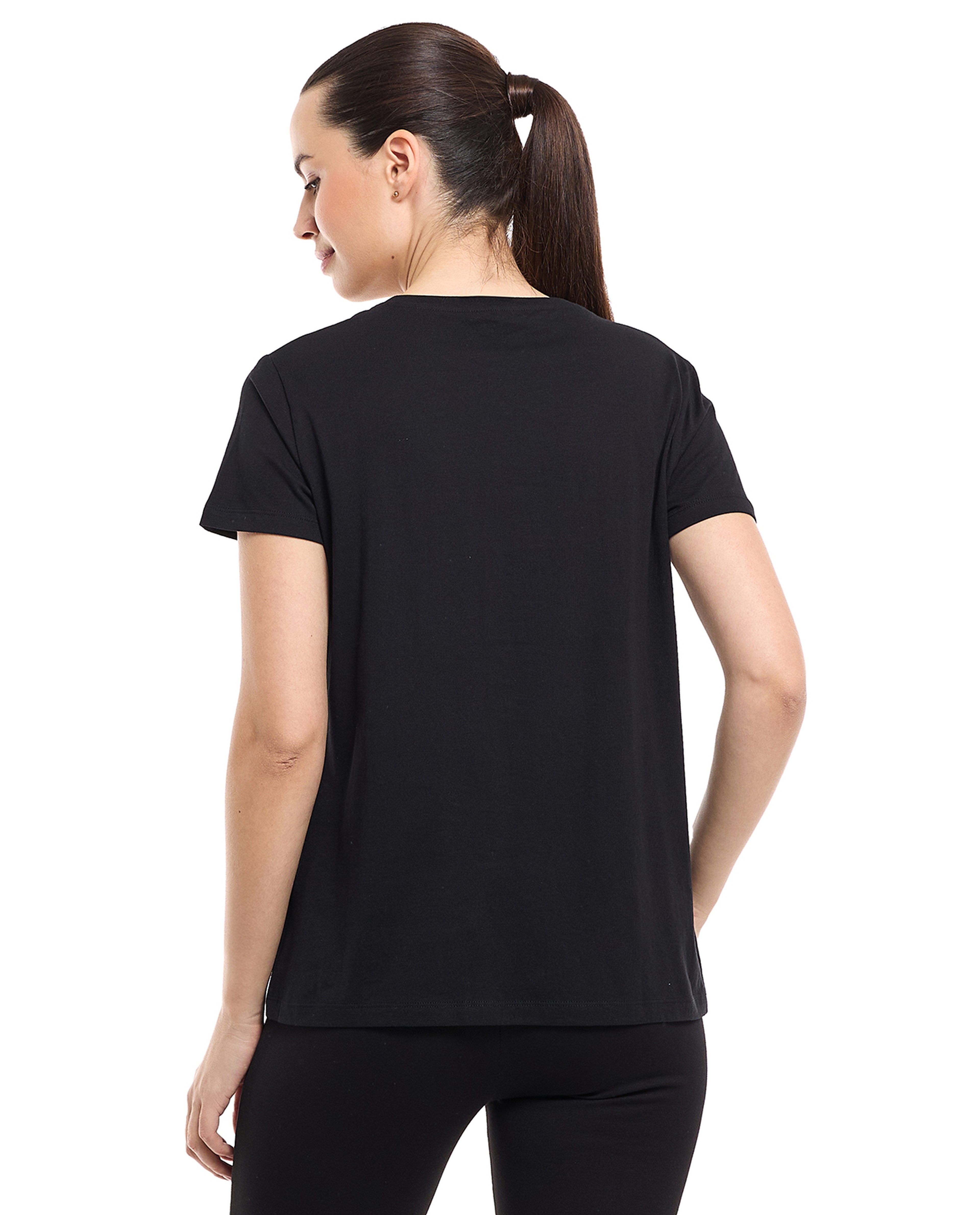 Printed T-Shirt with Crew Neck and Short Sleeves