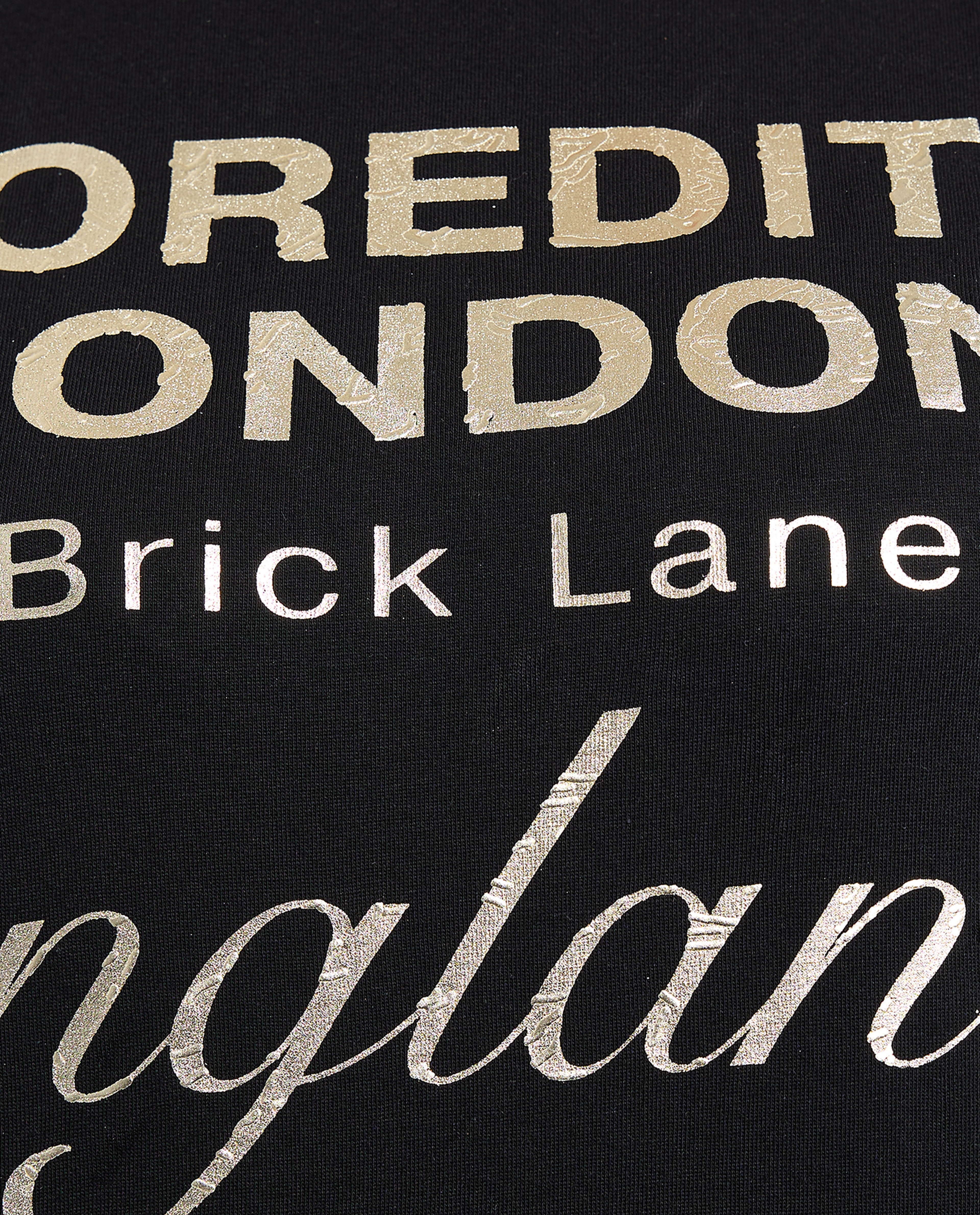 Typography Print T-Shirt with Crew Neck and Short Sleeves