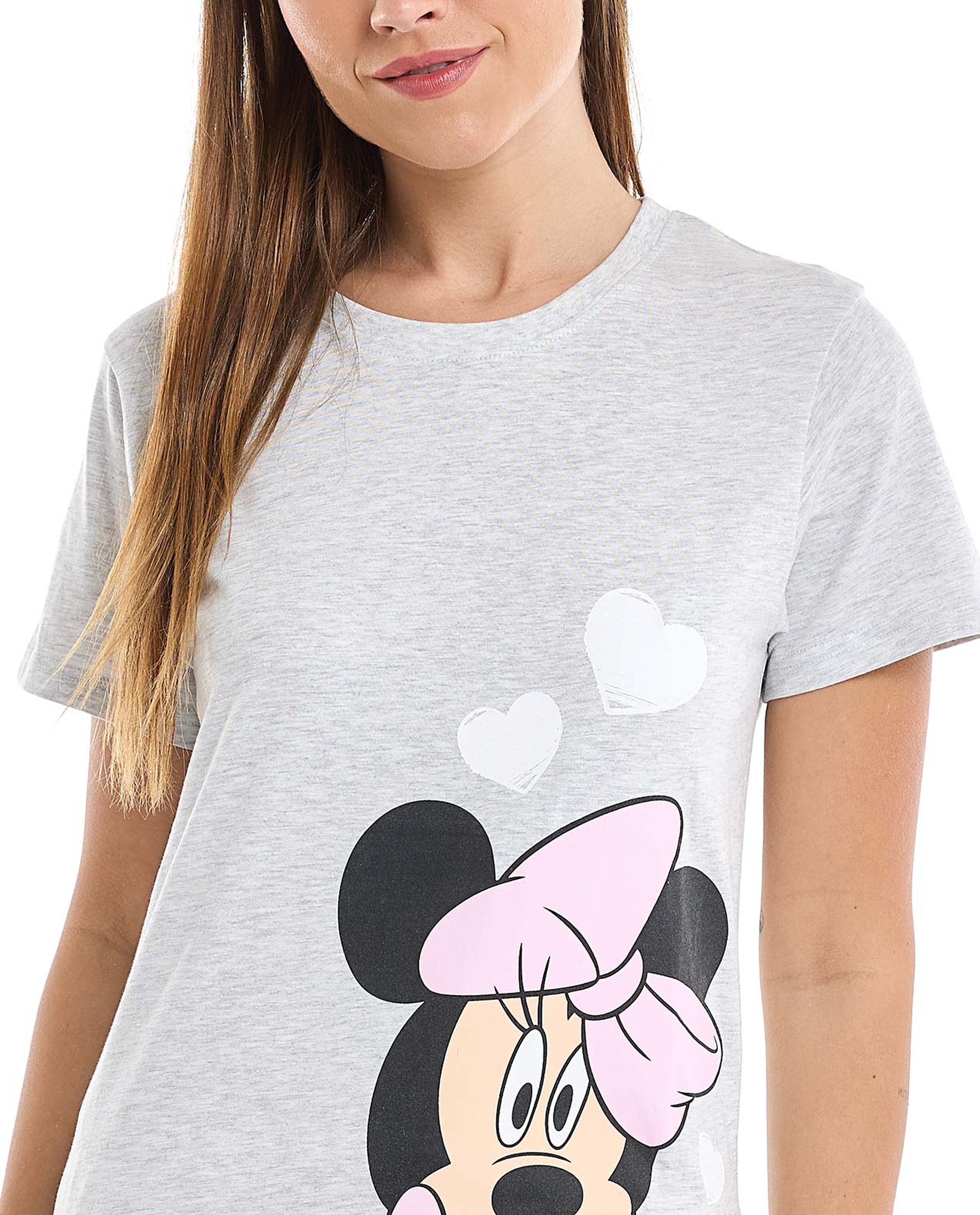 Minnie Mouse Print Pyjama Set