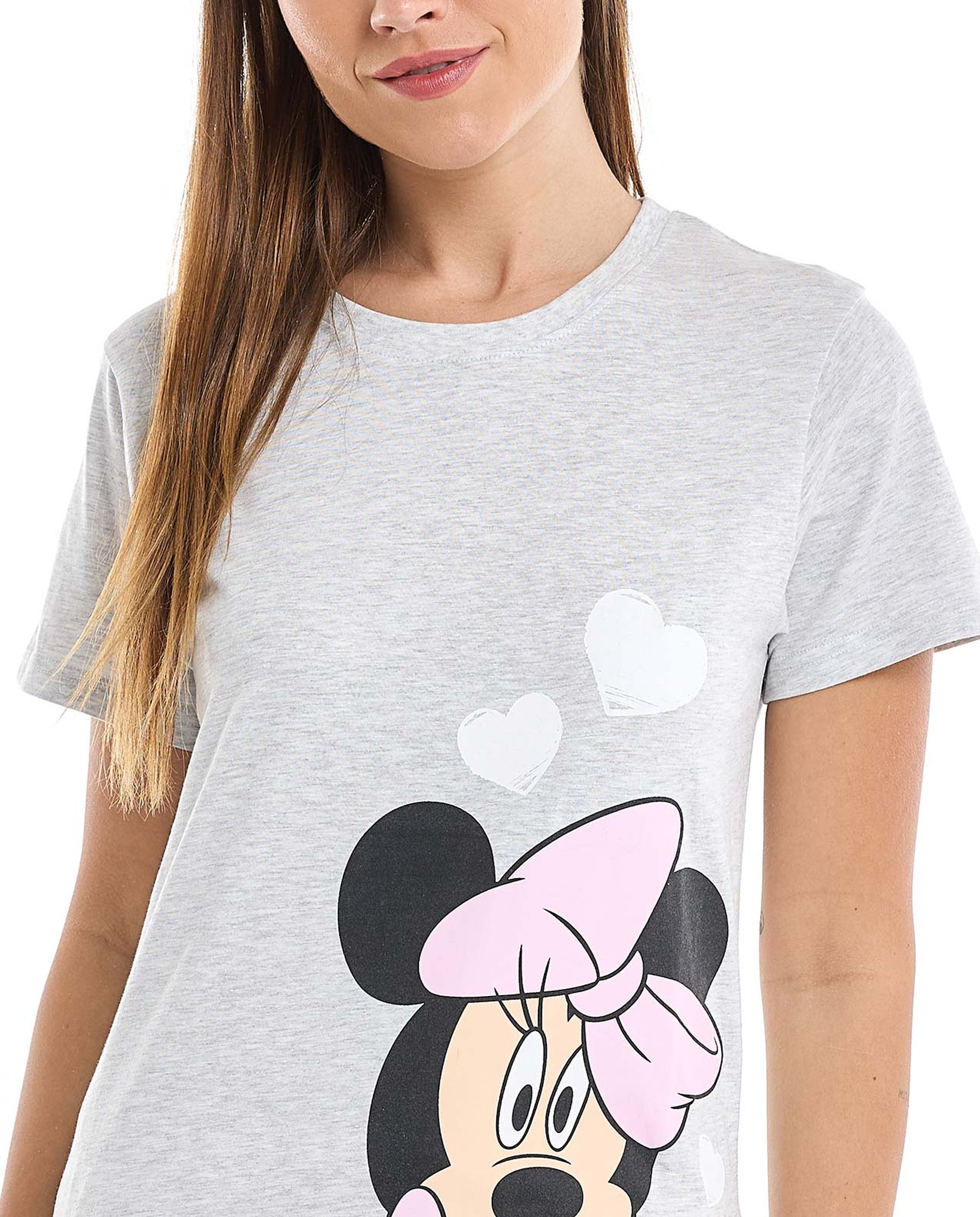 Minnie Mouse Print Pyjama Set