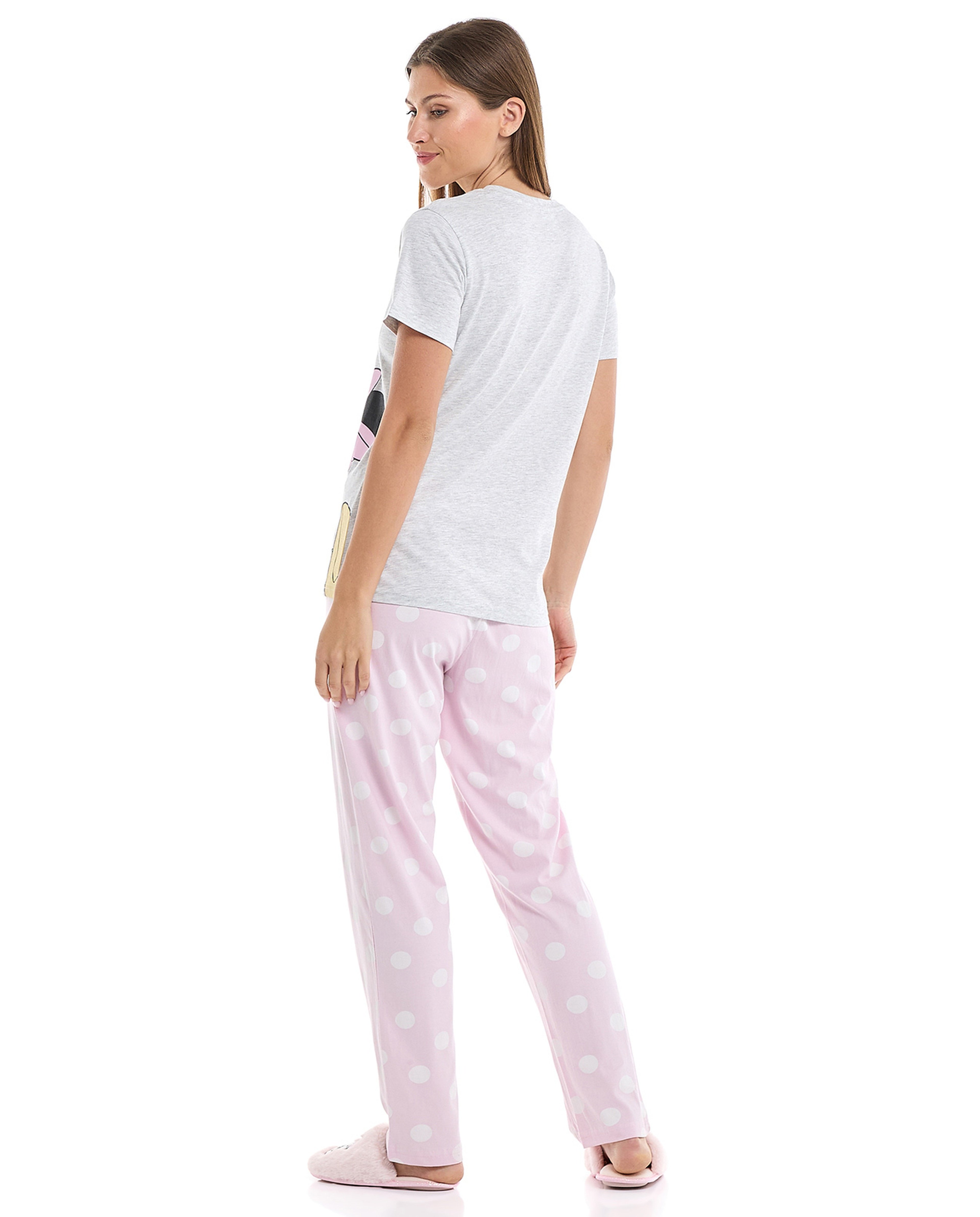 Minnie Mouse Print Pyjama Set