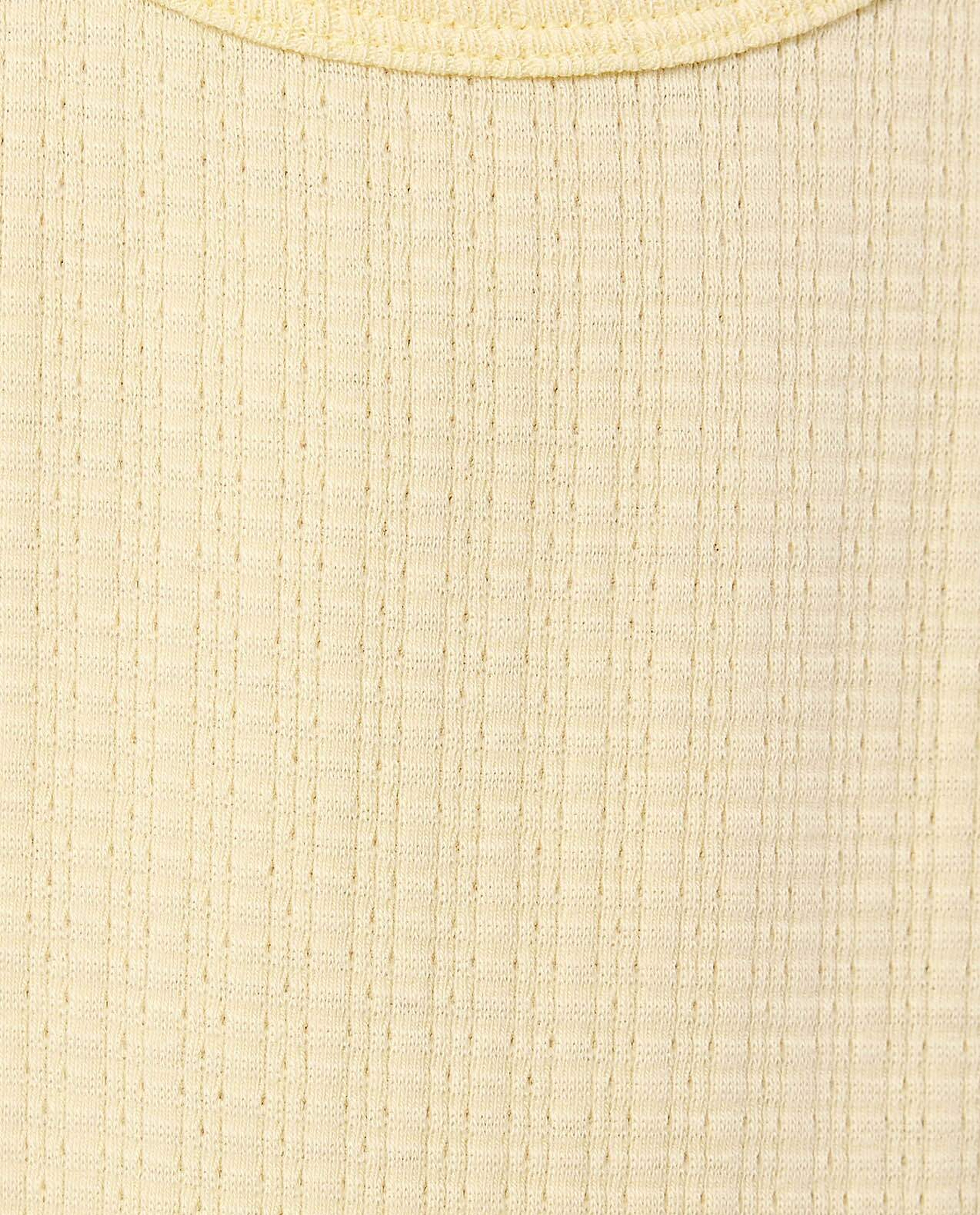 Textured Top with Crew Neck and Short Sleeves