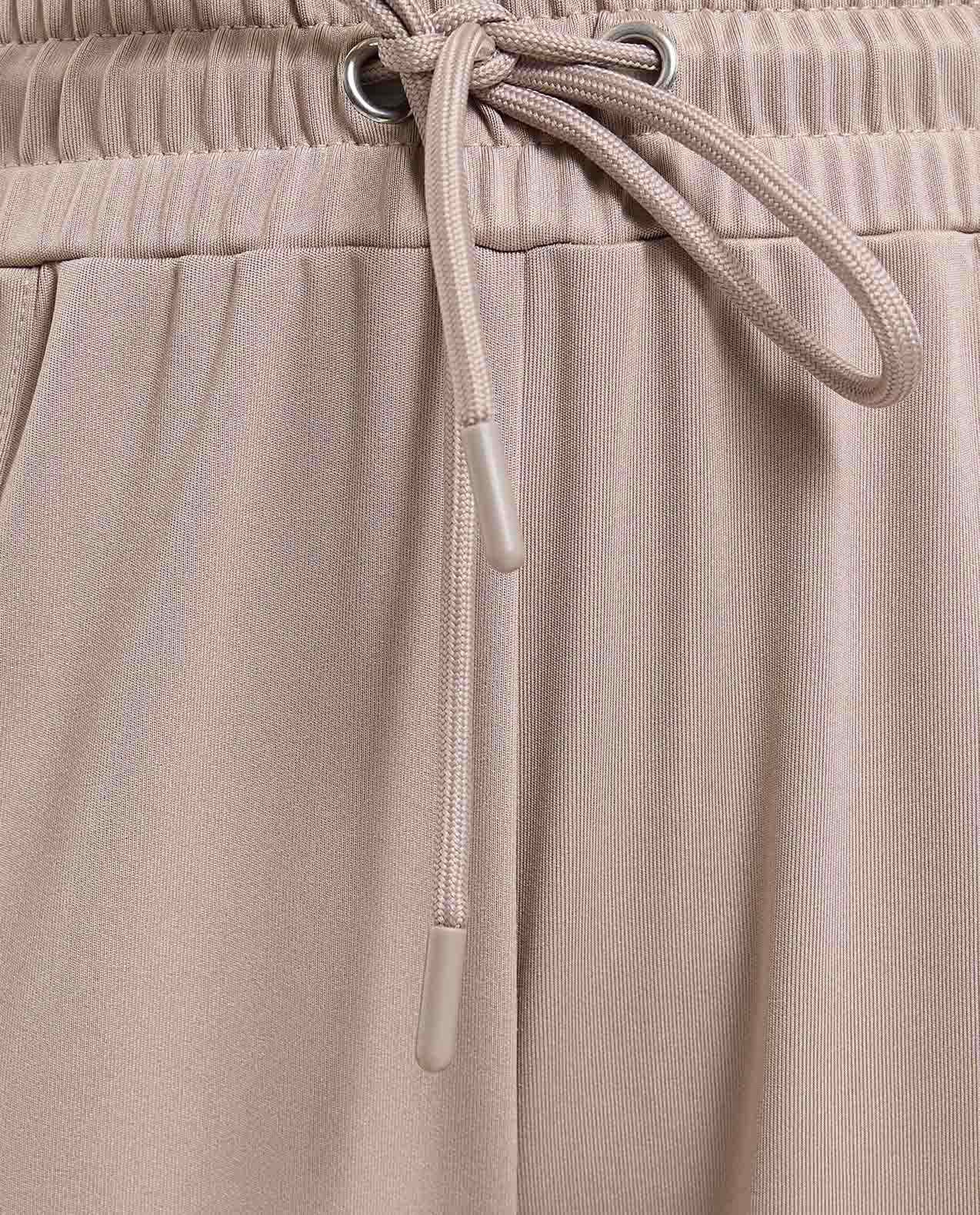 Solid Cargo Joggers with Drawstring Waist