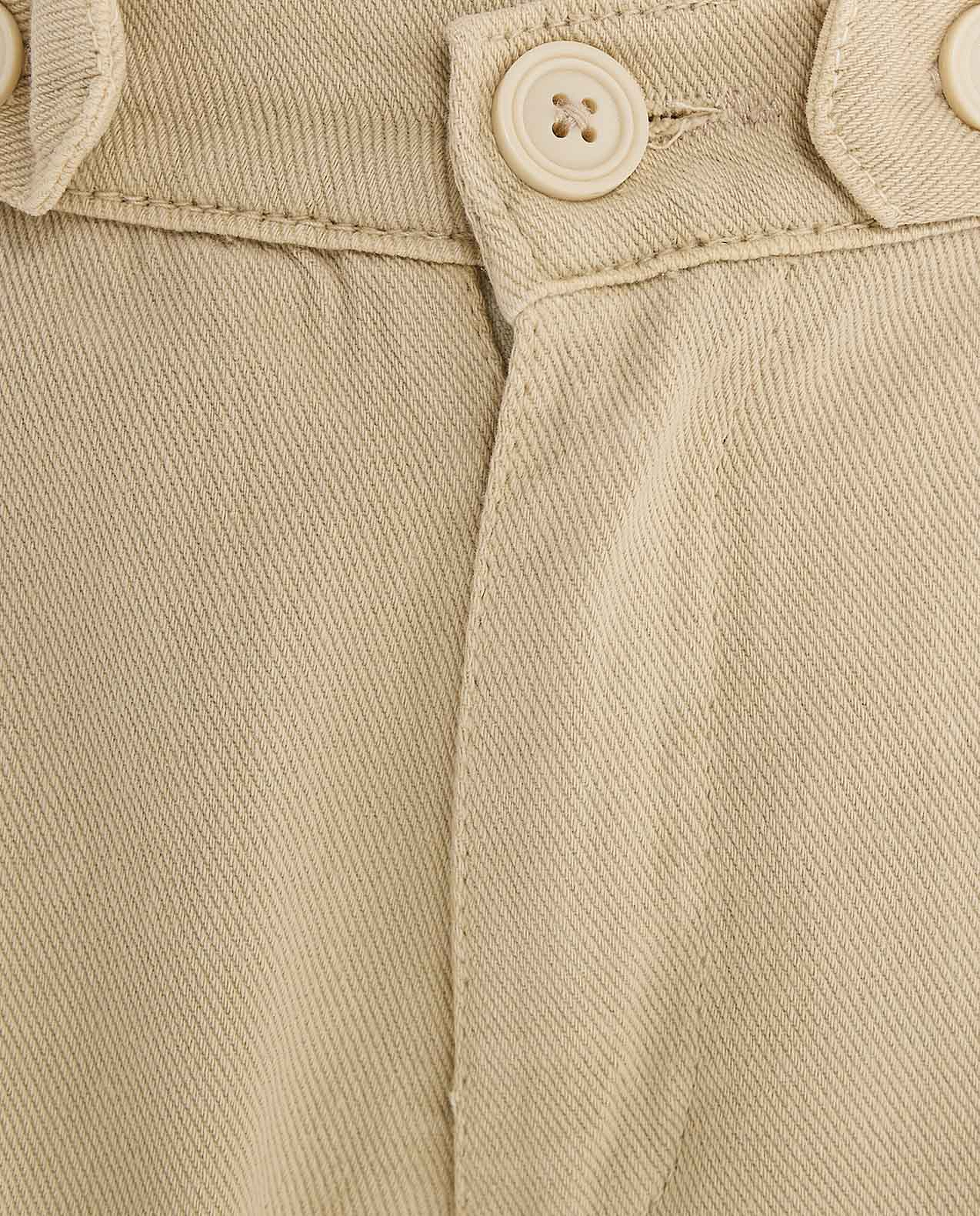 Solid Straight Fit Jeans with Button Closure