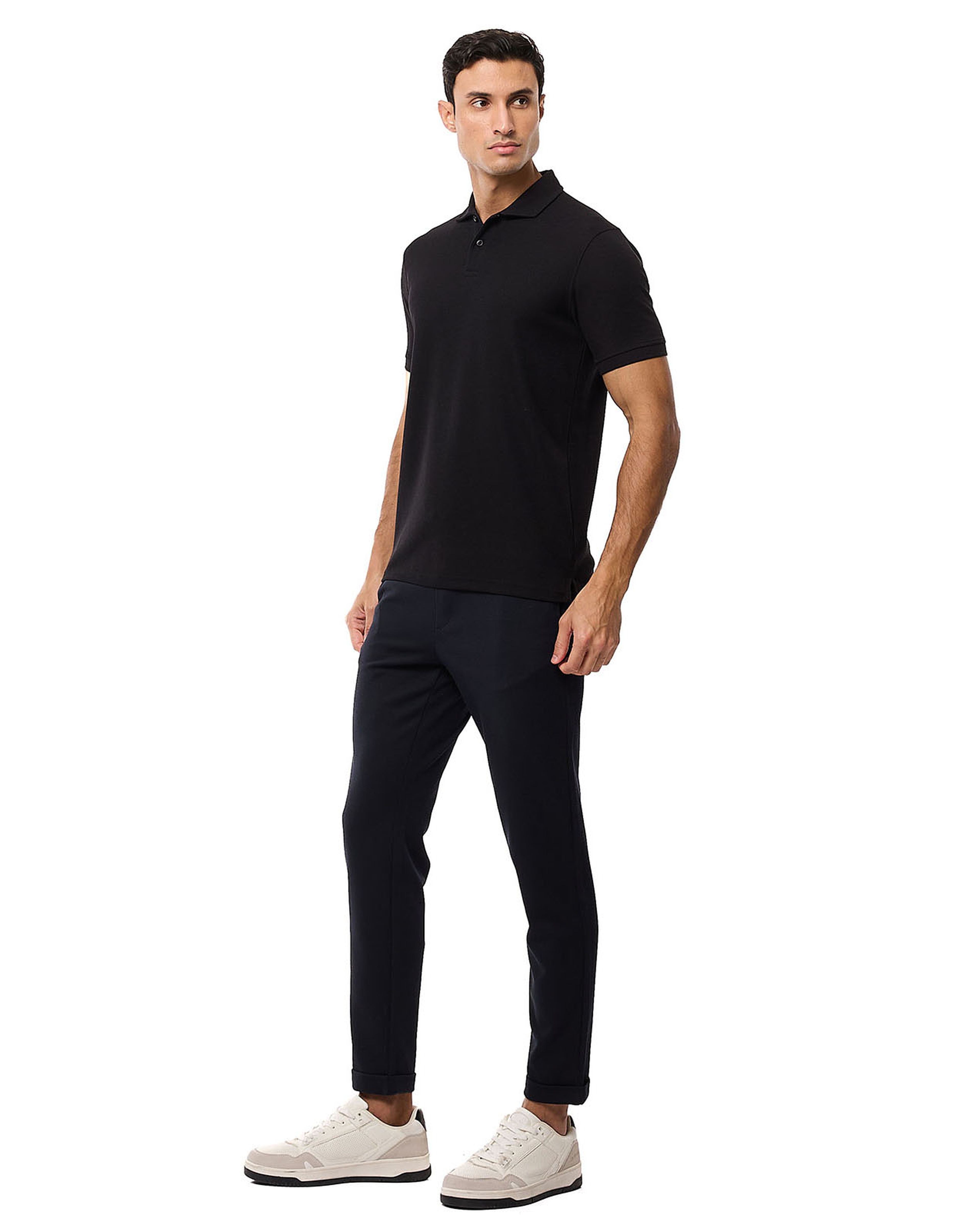 Solid Knit Pants with Drawstring Waist