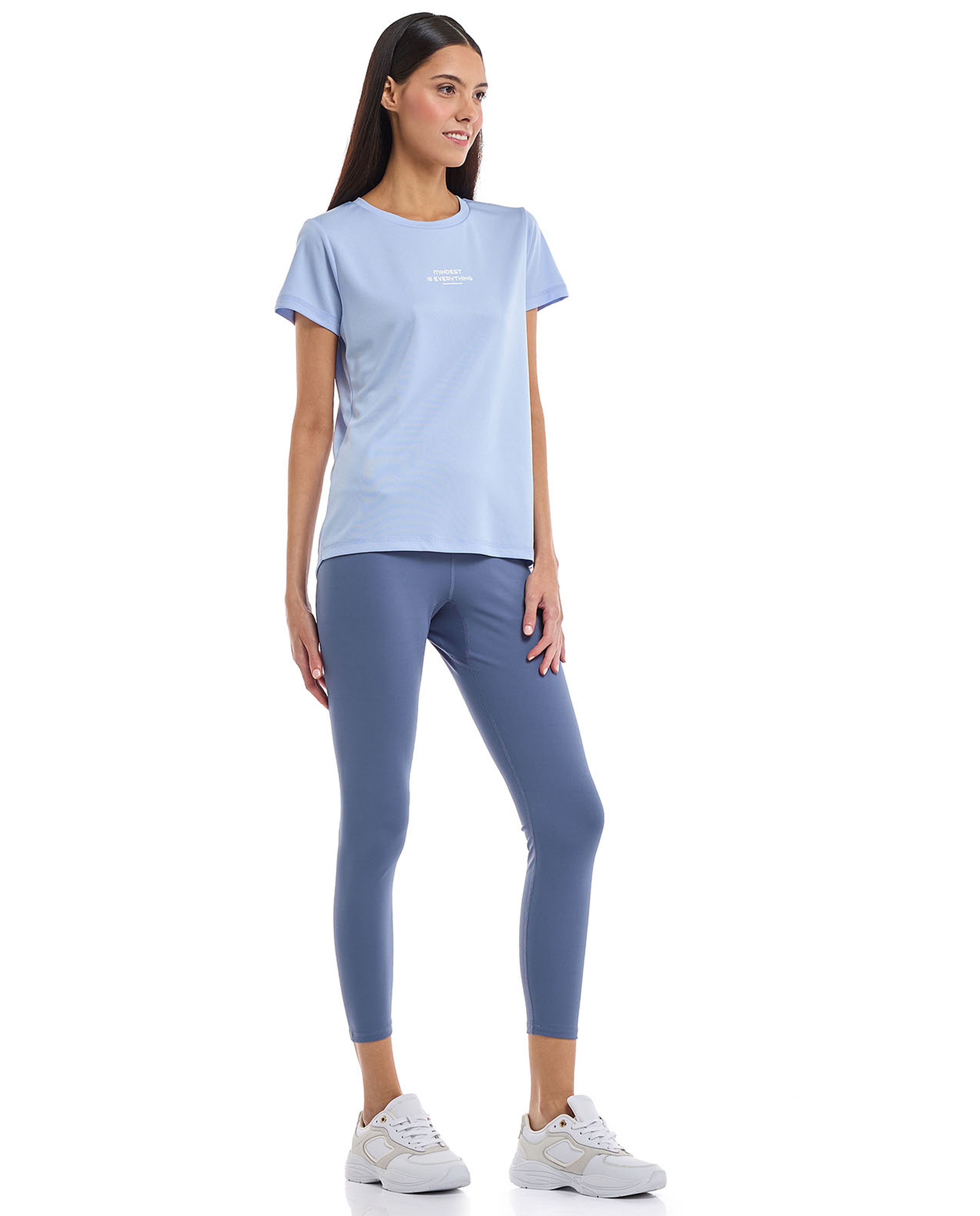 ليقنز رياضي سادة بخصر مرن