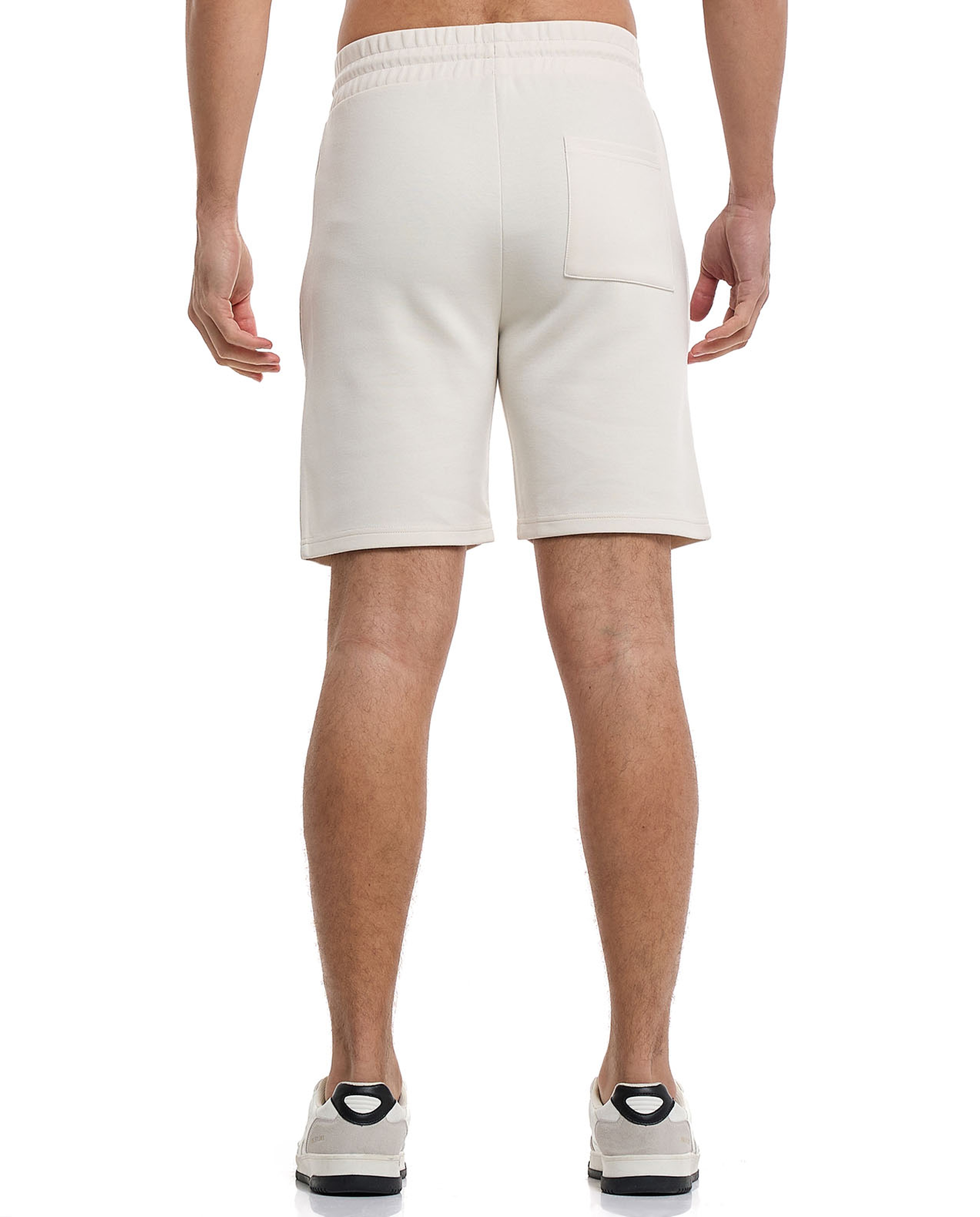 Knitted Shorts with Drawstring Waist