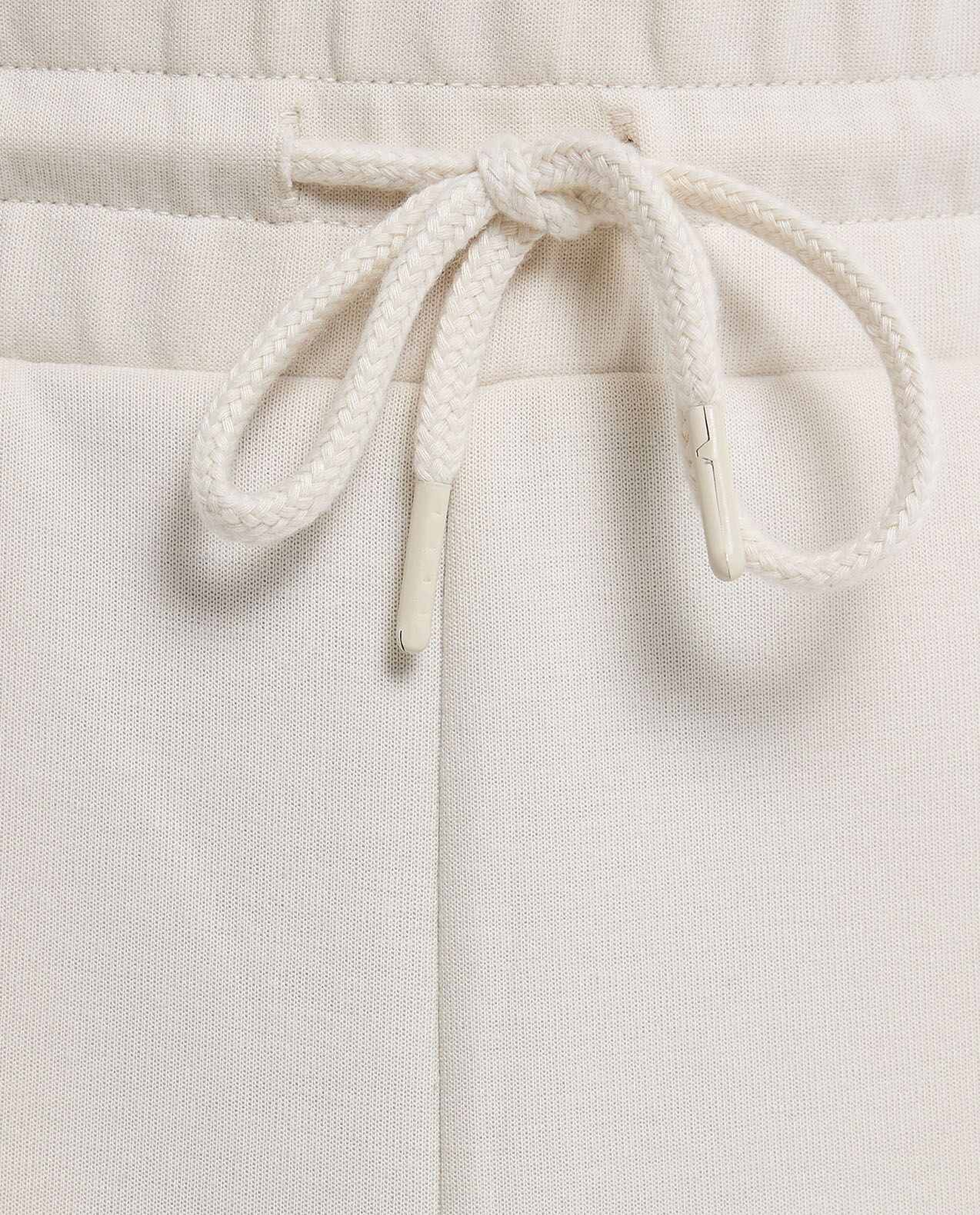 Knitted Shorts with Drawstring Waist