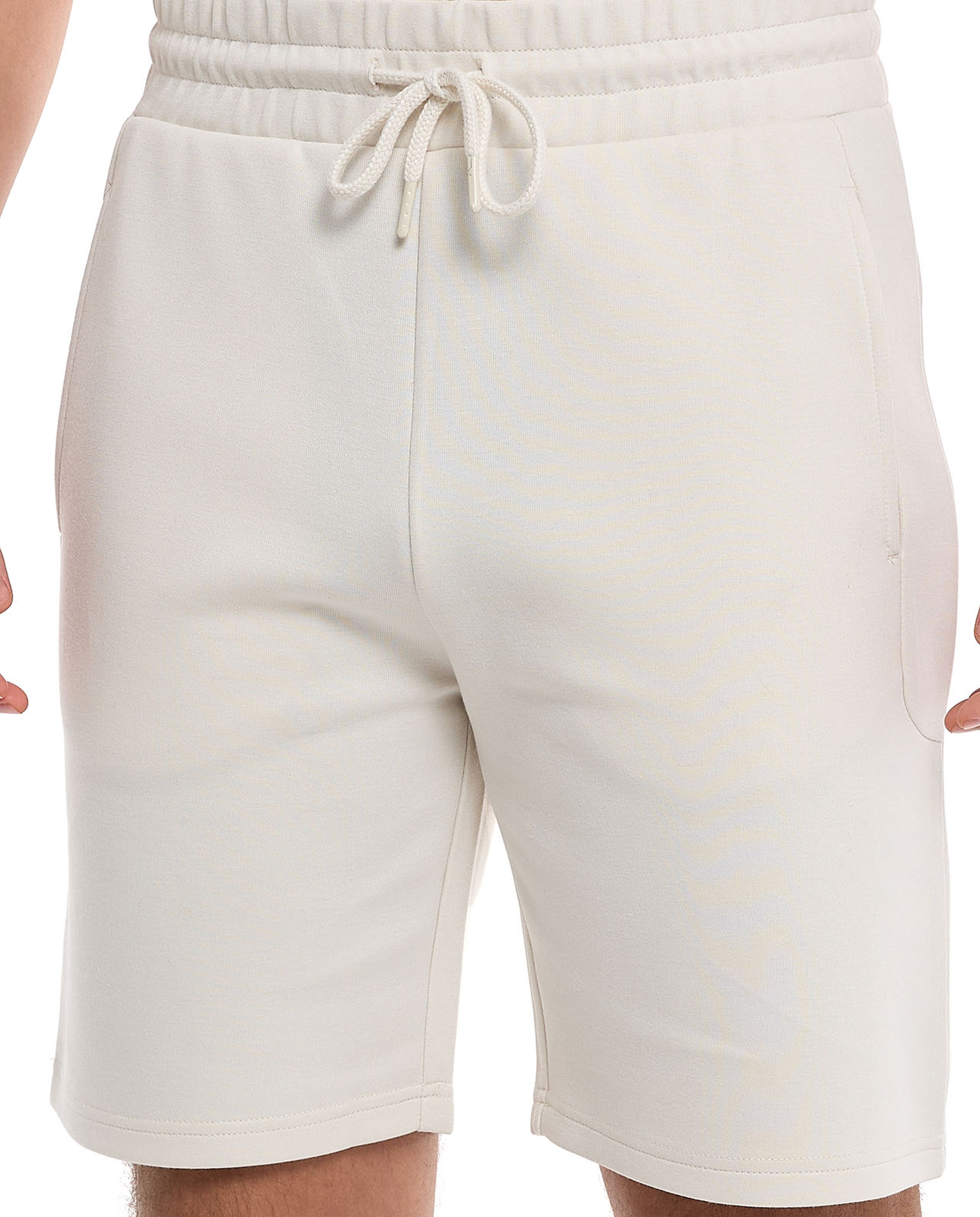 Knitted Shorts with Drawstring Waist