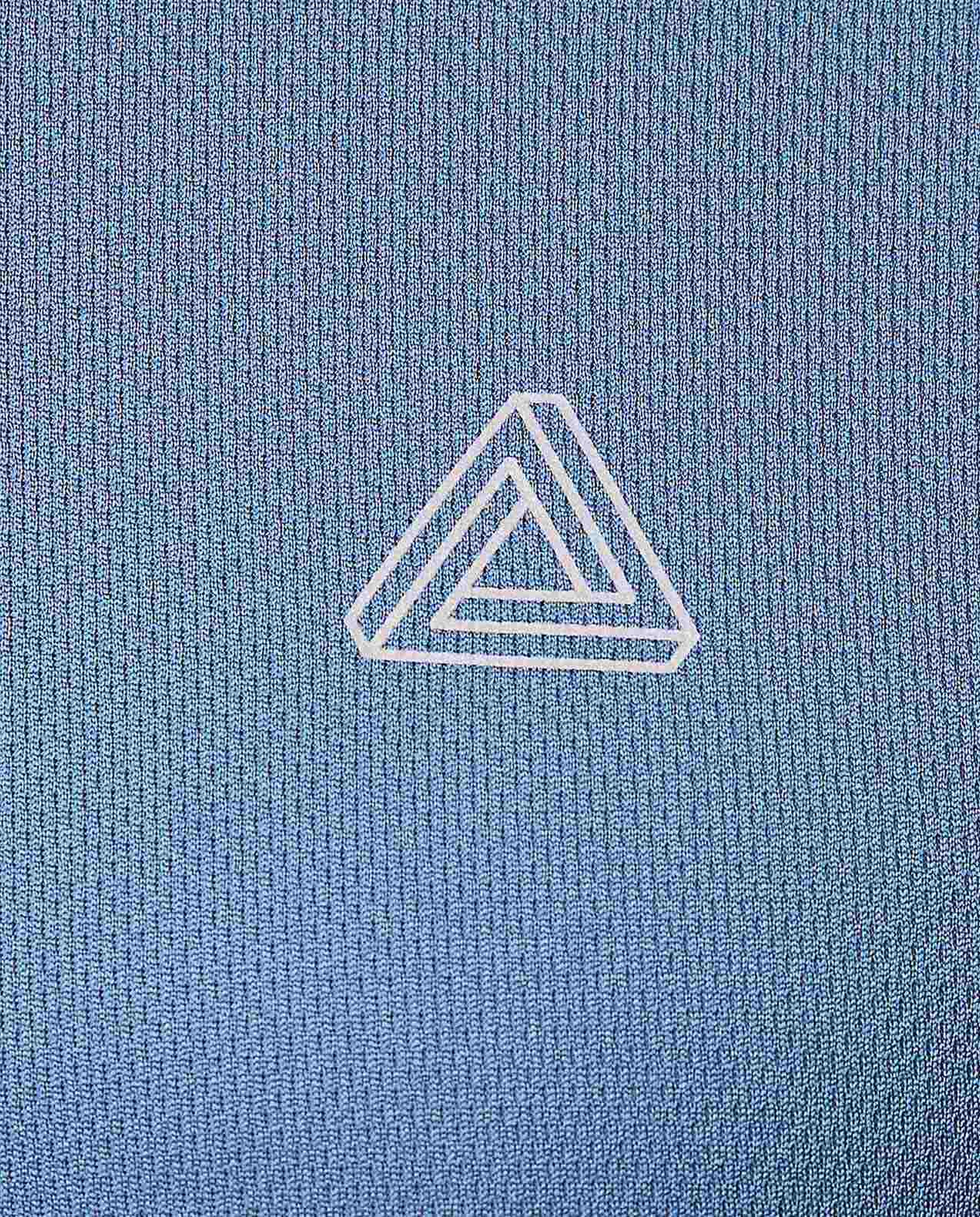 Textured Active T-Shirt with Crew Neck and Short Sleeves