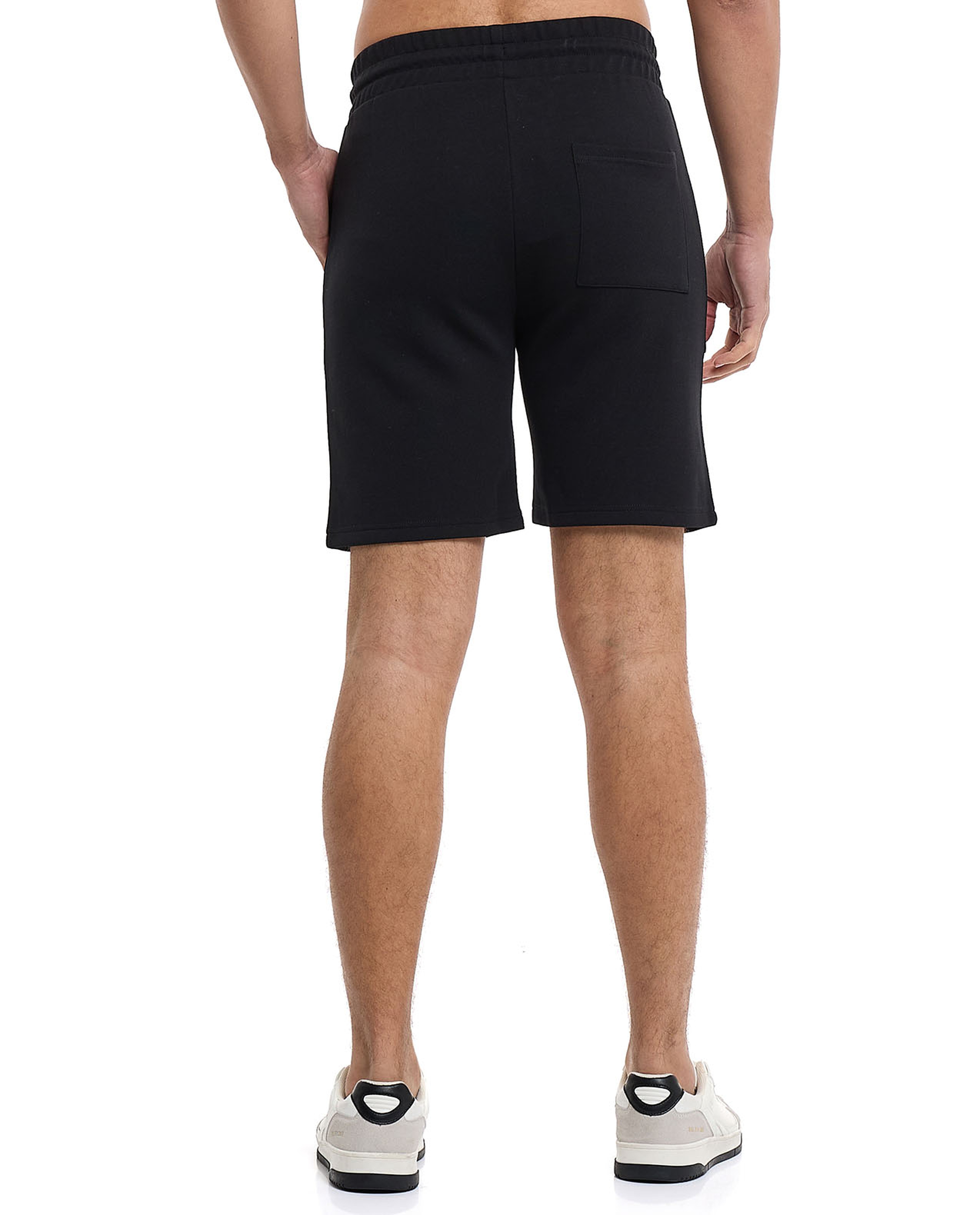 Knitted Shorts with Drawstring Waist