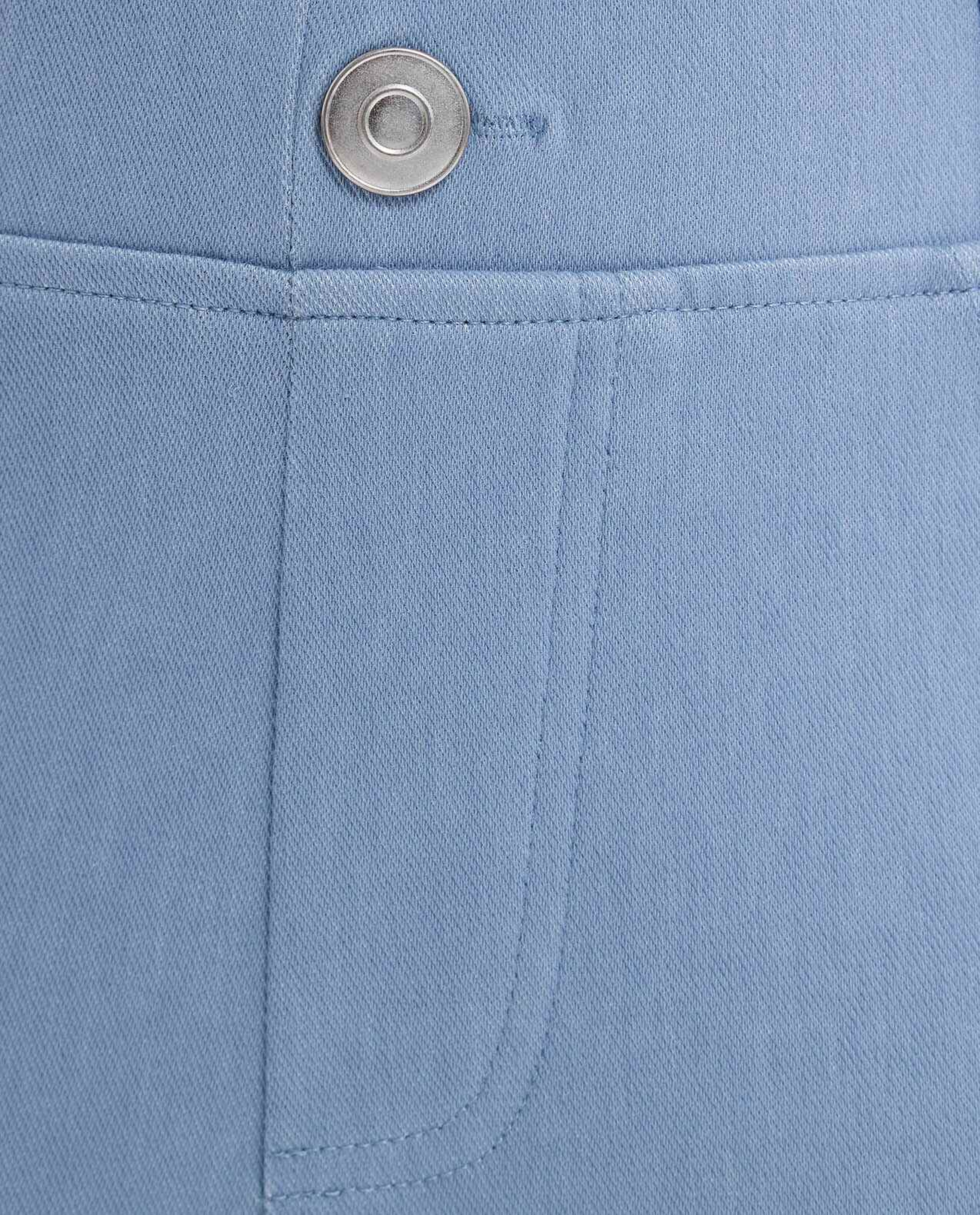 Solid Skinny Fit Pants with Elastic Waist