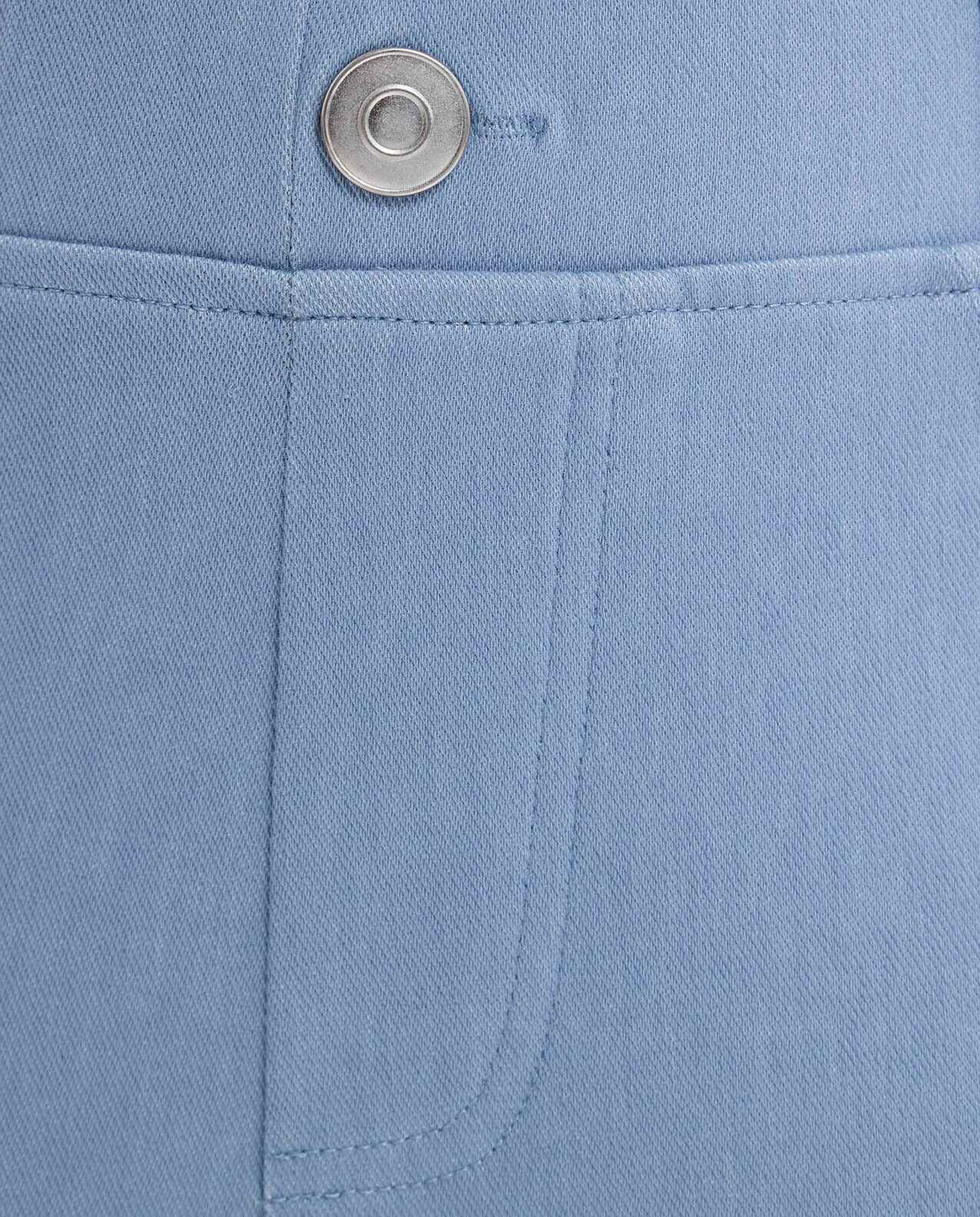 Solid Skinny Fit Pants with Elastic Waist