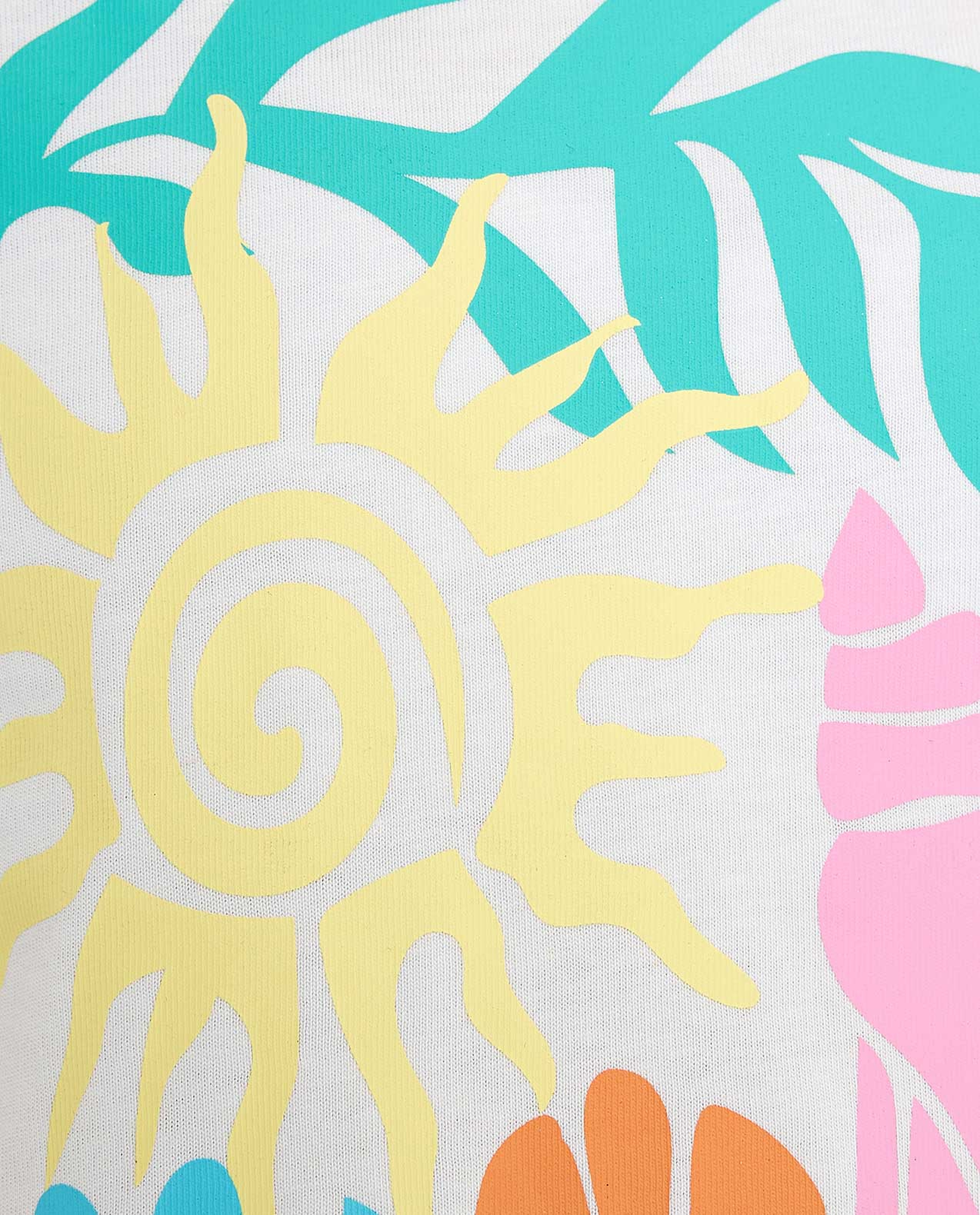 Printed T-Shirt with Crew Neck and Short Sleeves